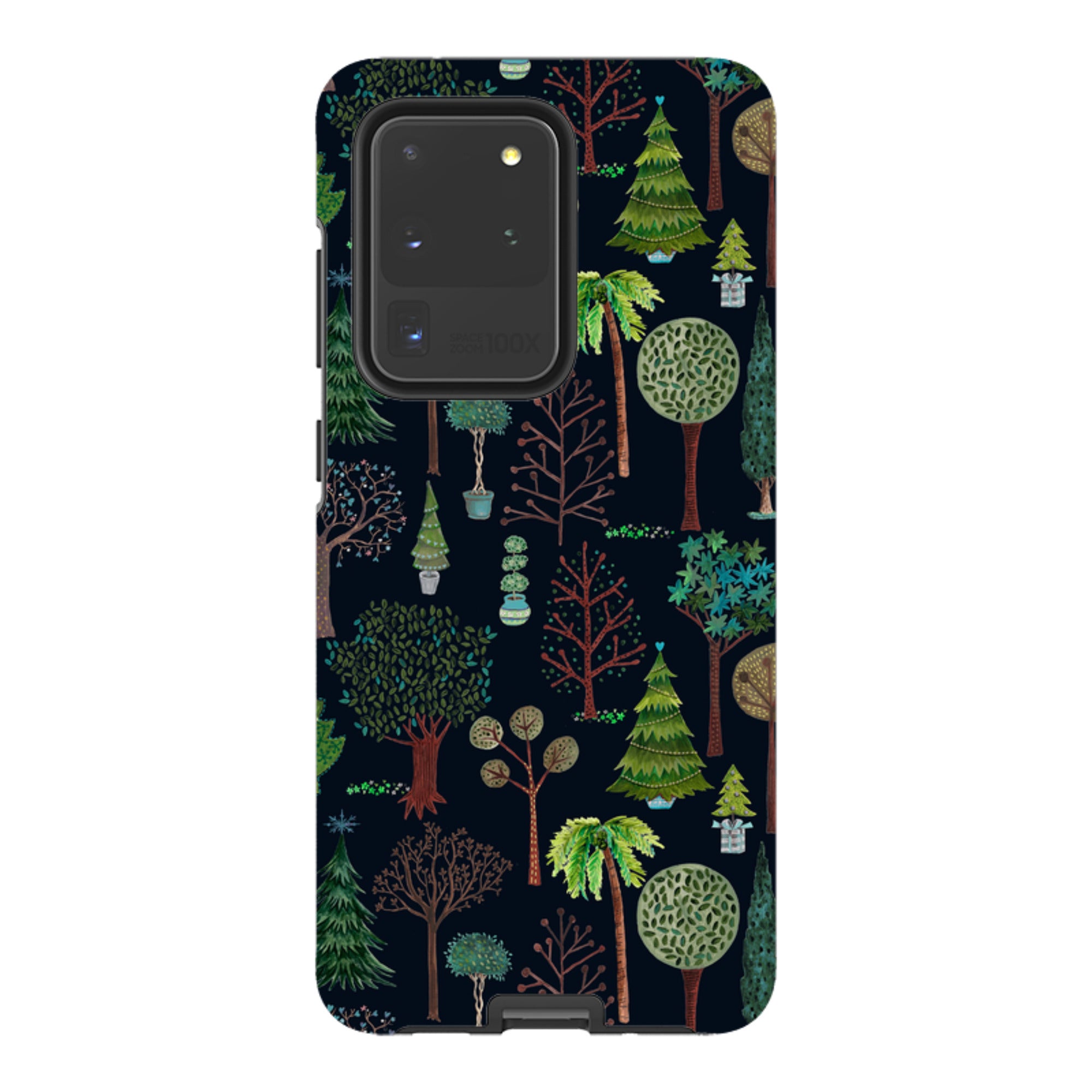 Samsung Tough Case - Xmas Trees Dark By Caroline Bonne Muller