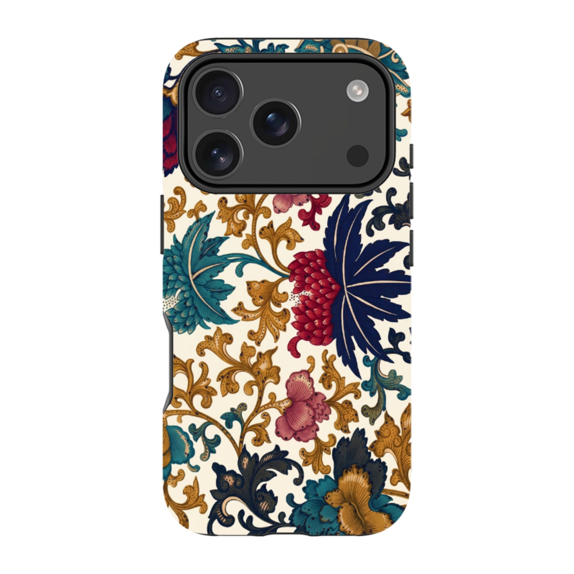 iPhone MagSafe Tough Case - Vintage Damask Floral