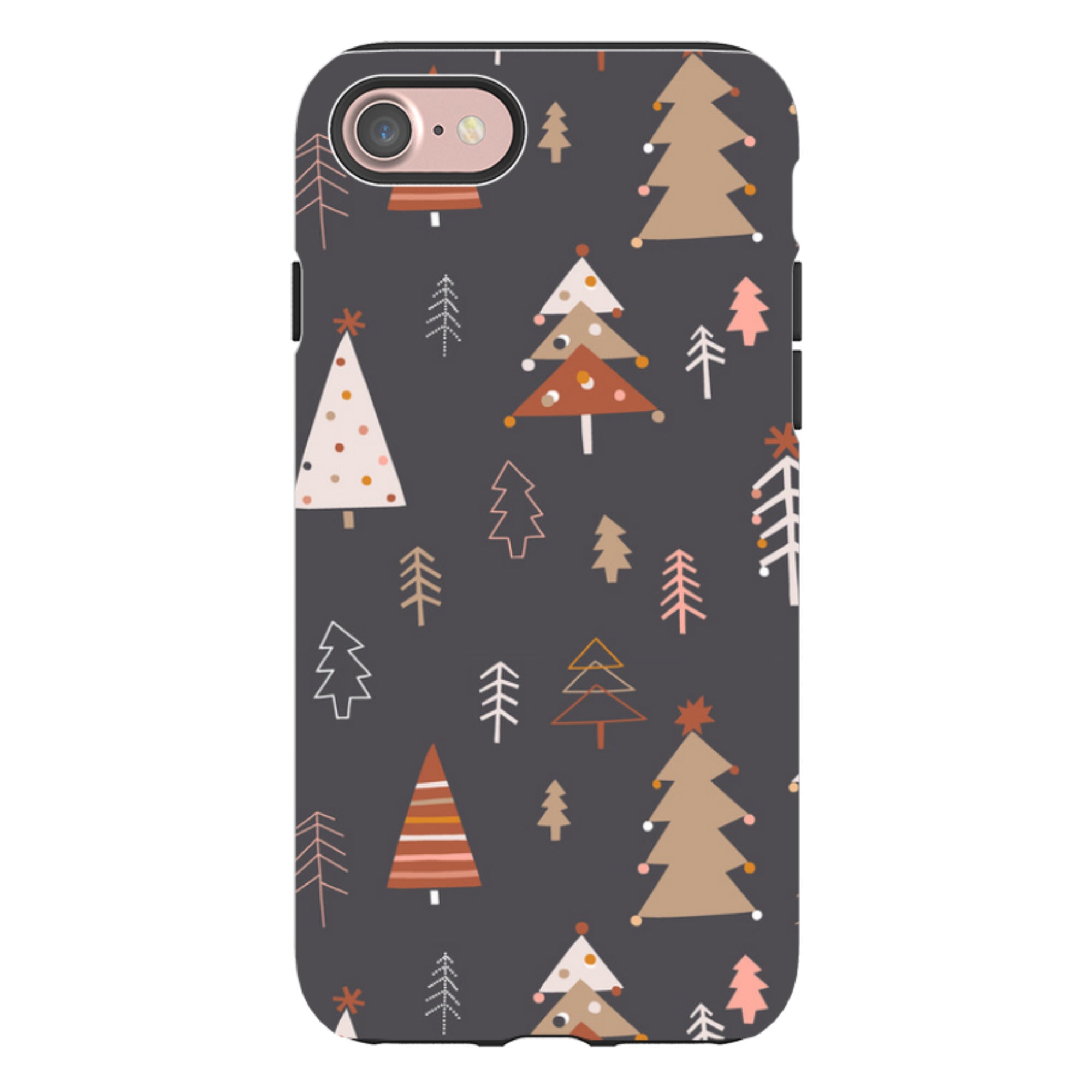 iPhone Tough Case - Dark Xmas Trees