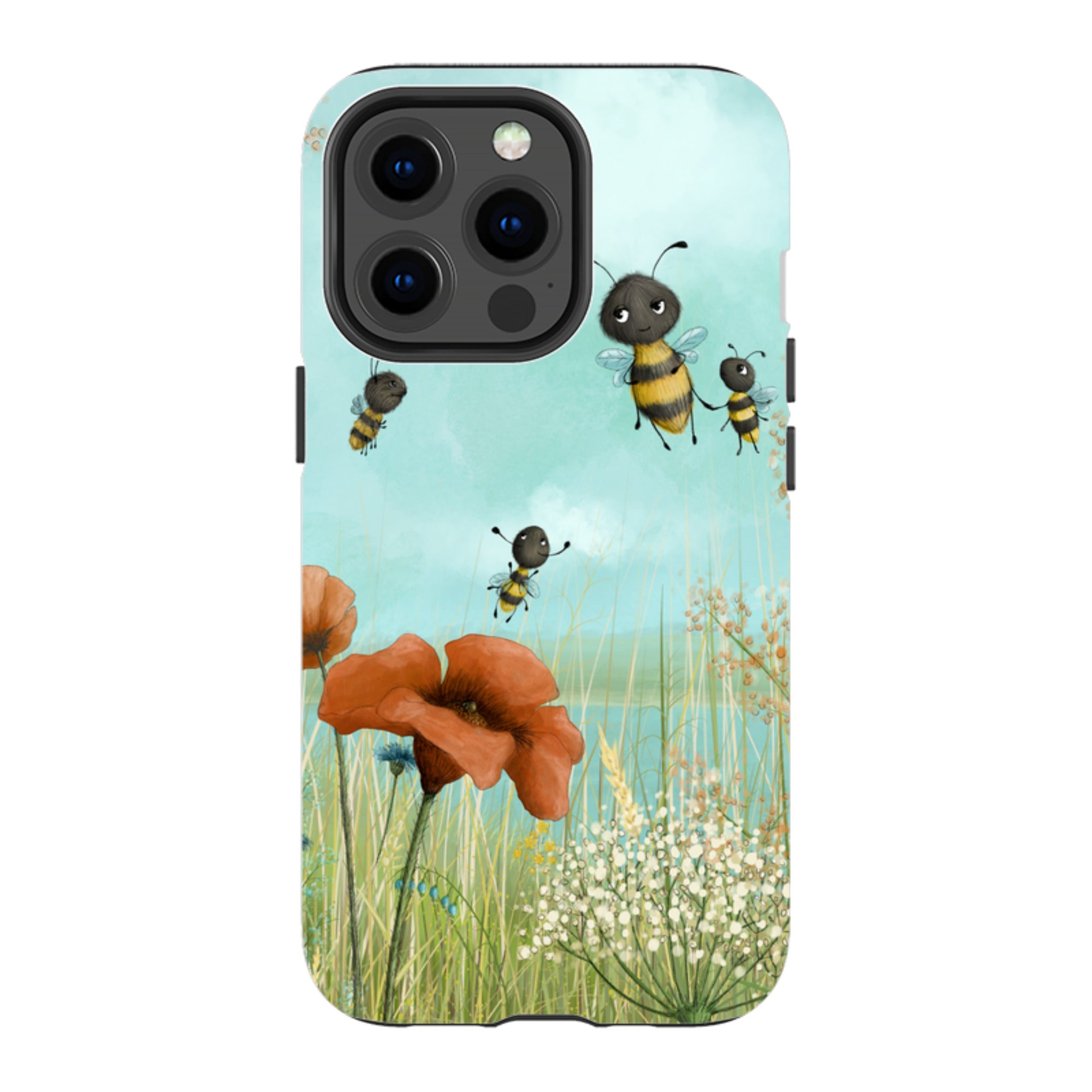 iPhone Tough Case - Flower Field By Maja Lindberg