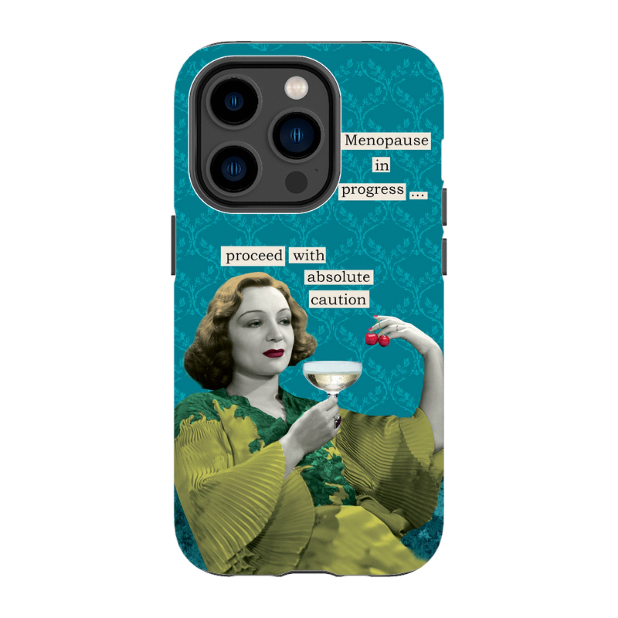 iPhone Tough Case - Menopause In Progress By Clare Jordan