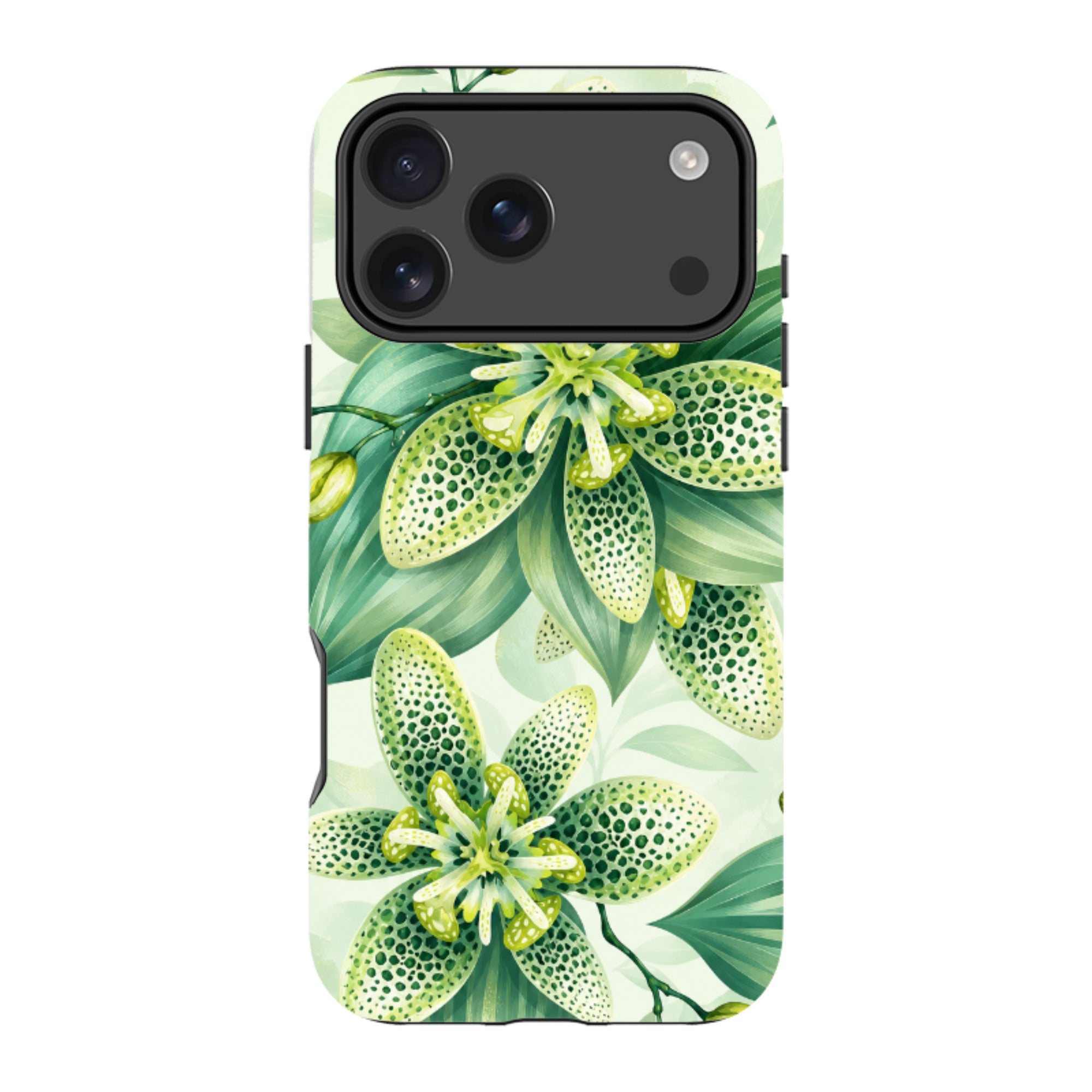 iPhone MagSafe Tough Case - Sage Green Lily