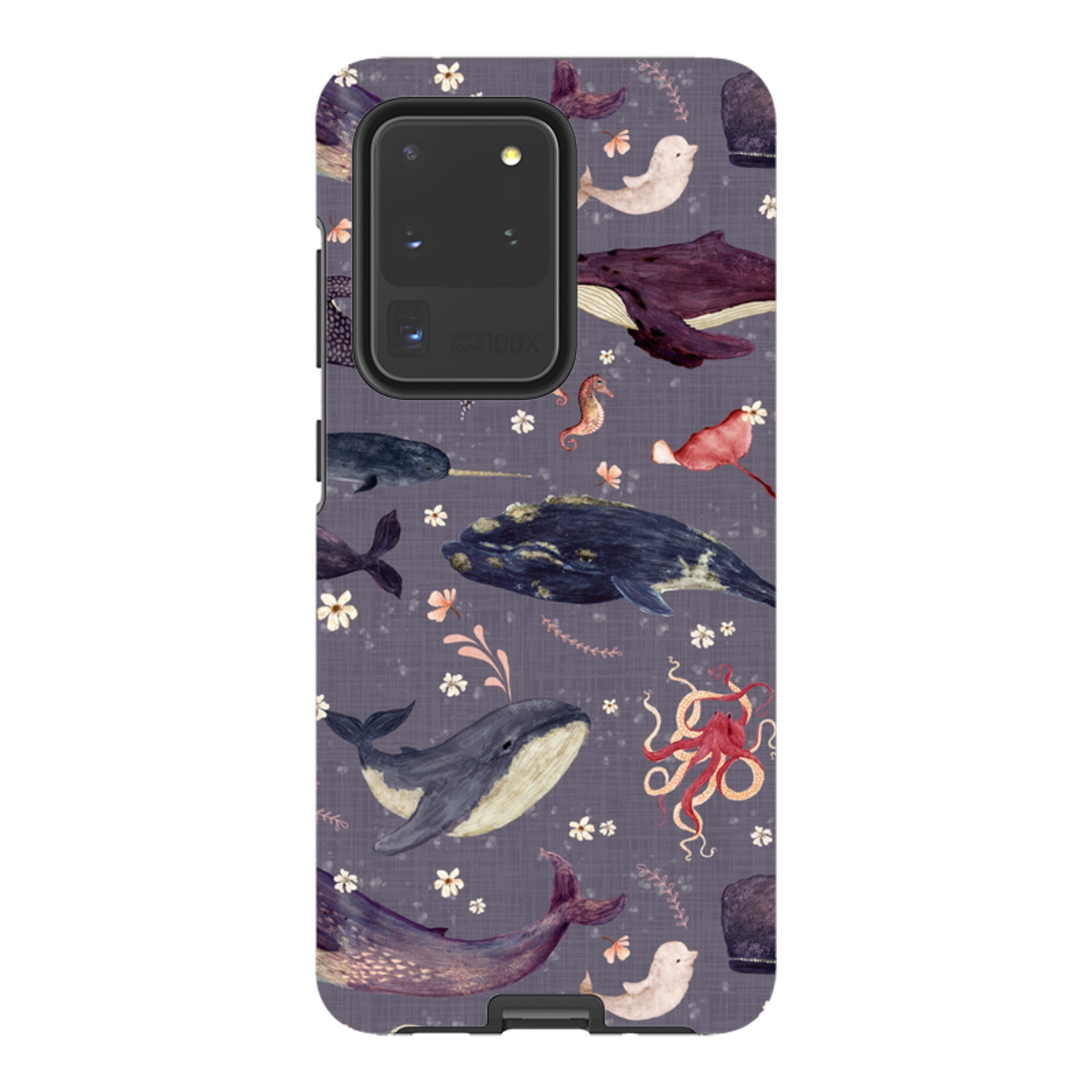 Samsung Tough Case - Whale Song Lavender By Katherine Quinn