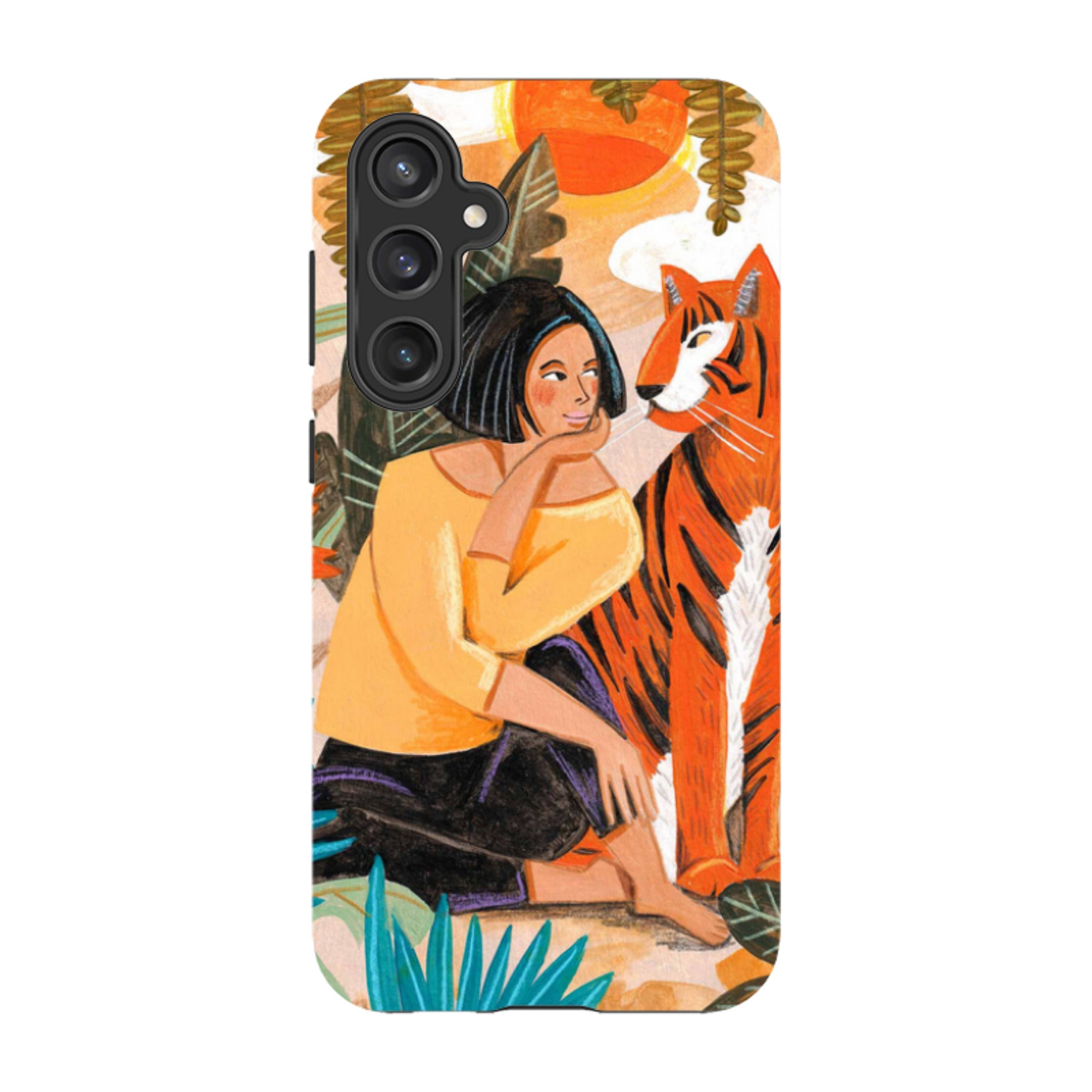 Samsung Tough Case - Hello Tiger By Caroline Bonne Muller