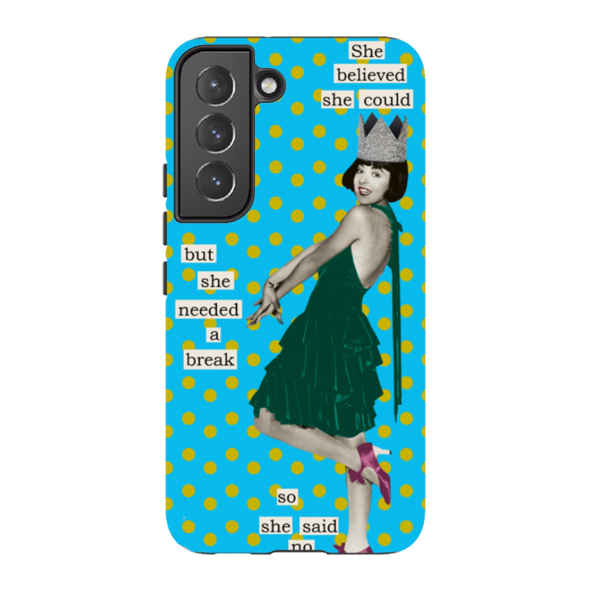 Samsung Tough Case - She Believed She Could By Clare Jordan