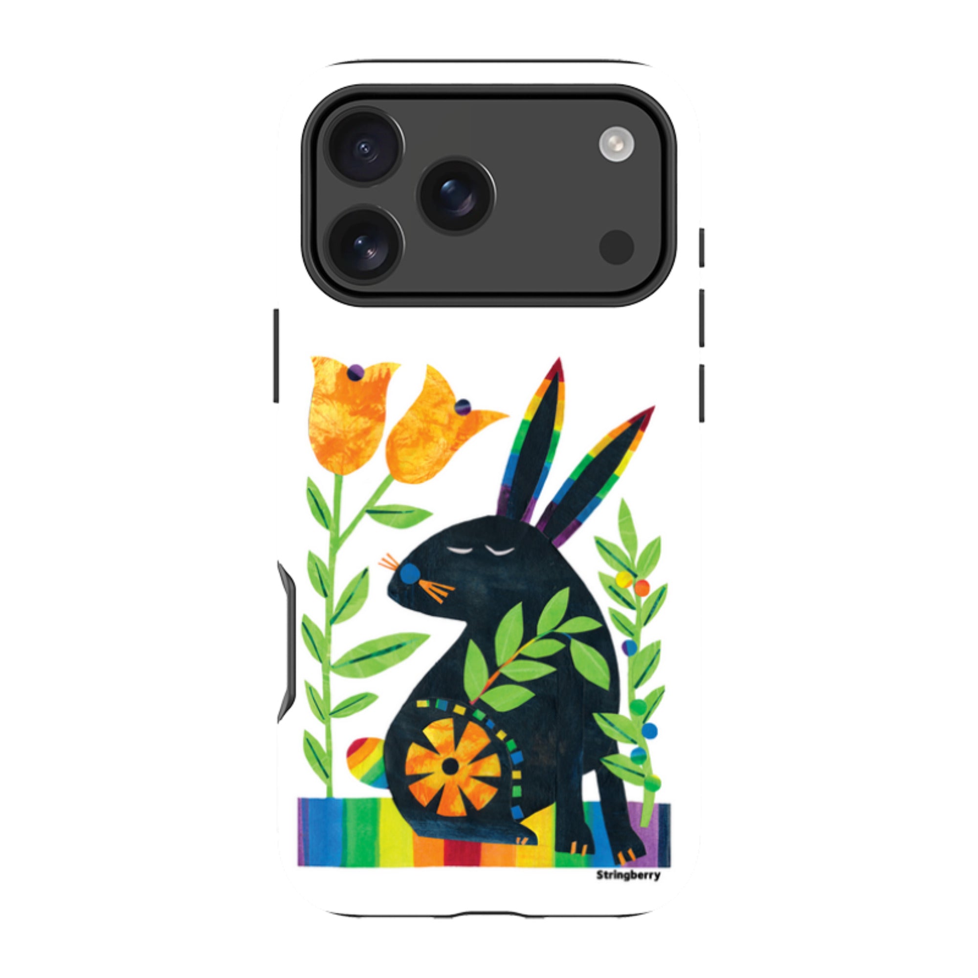 iPhone Tough Case - Pride Rabbit By Tracey English
