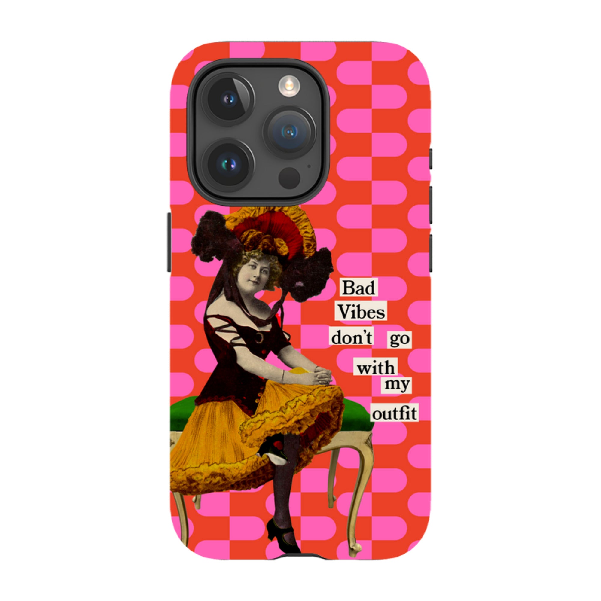 iPhone Tough Case - Bad Vibes By Clare Jordan