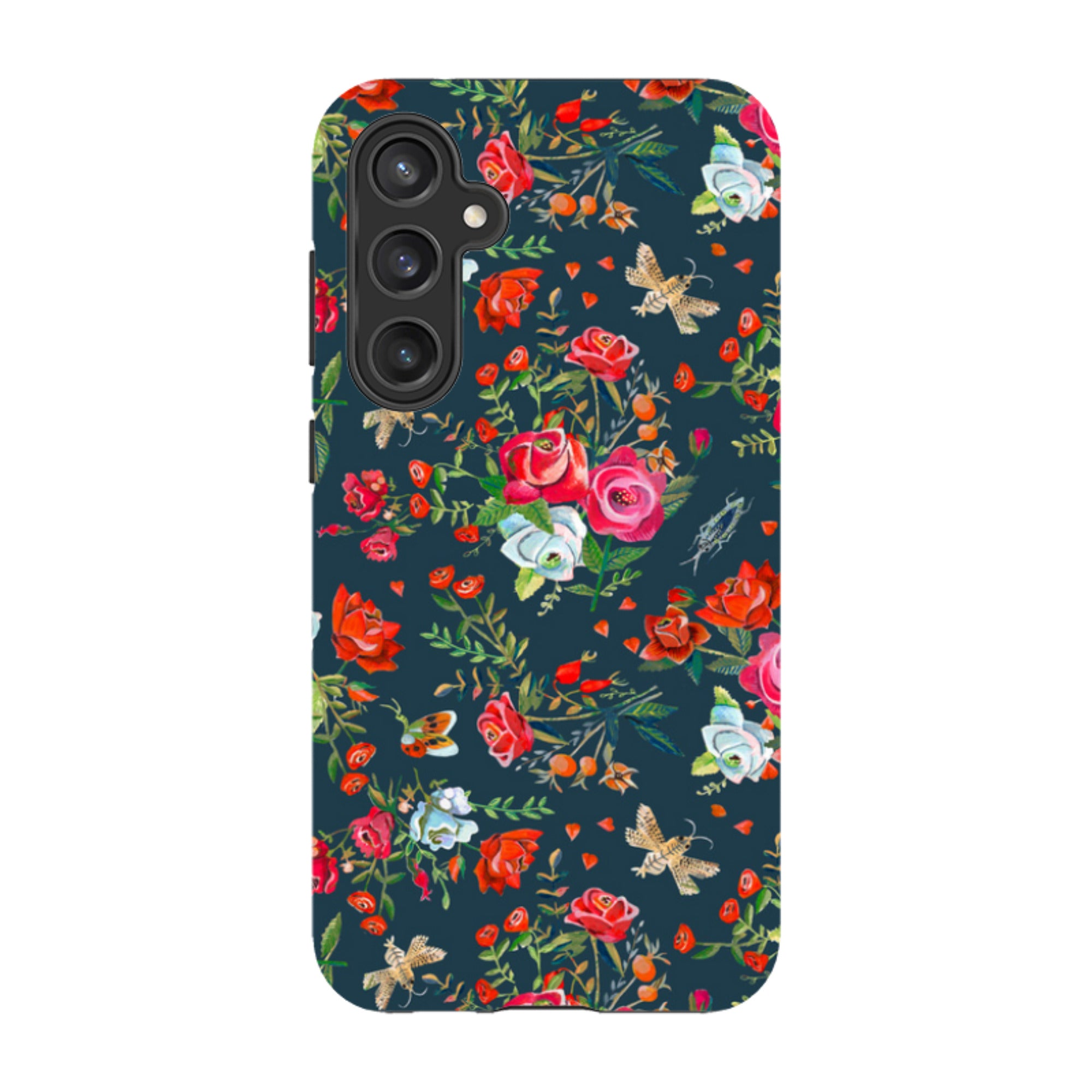 Samsung Tough Case - Blue Roses By Caroline Bonne Muller