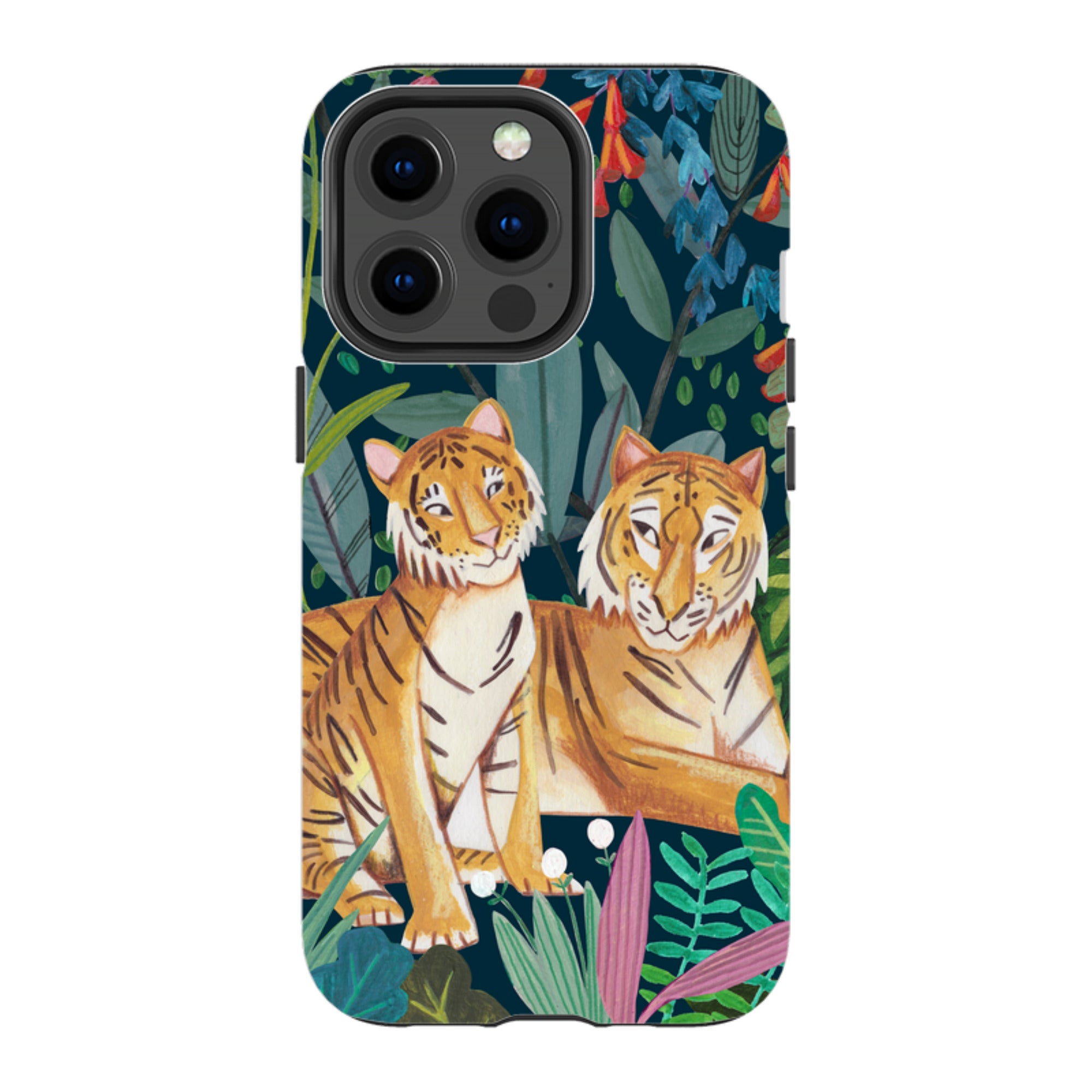 iPhone Tough Case - Tiger By Caroline Bonne Muller