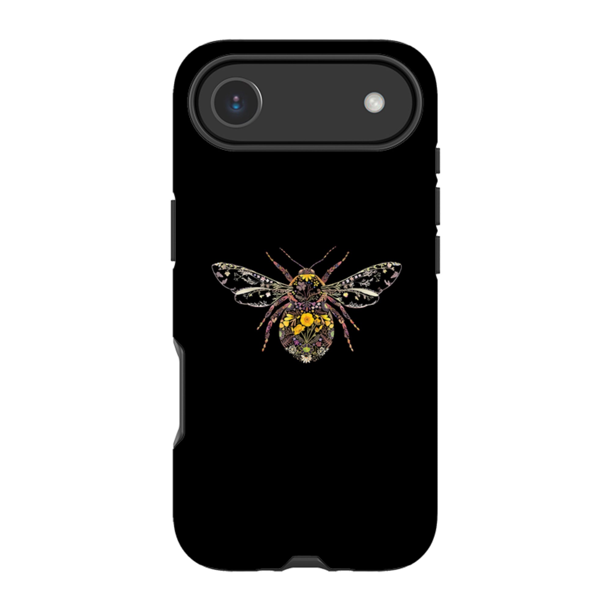 iPhone MagSafe Tough Case -  Floral Bumble Bee By Helen Ahpornsiri