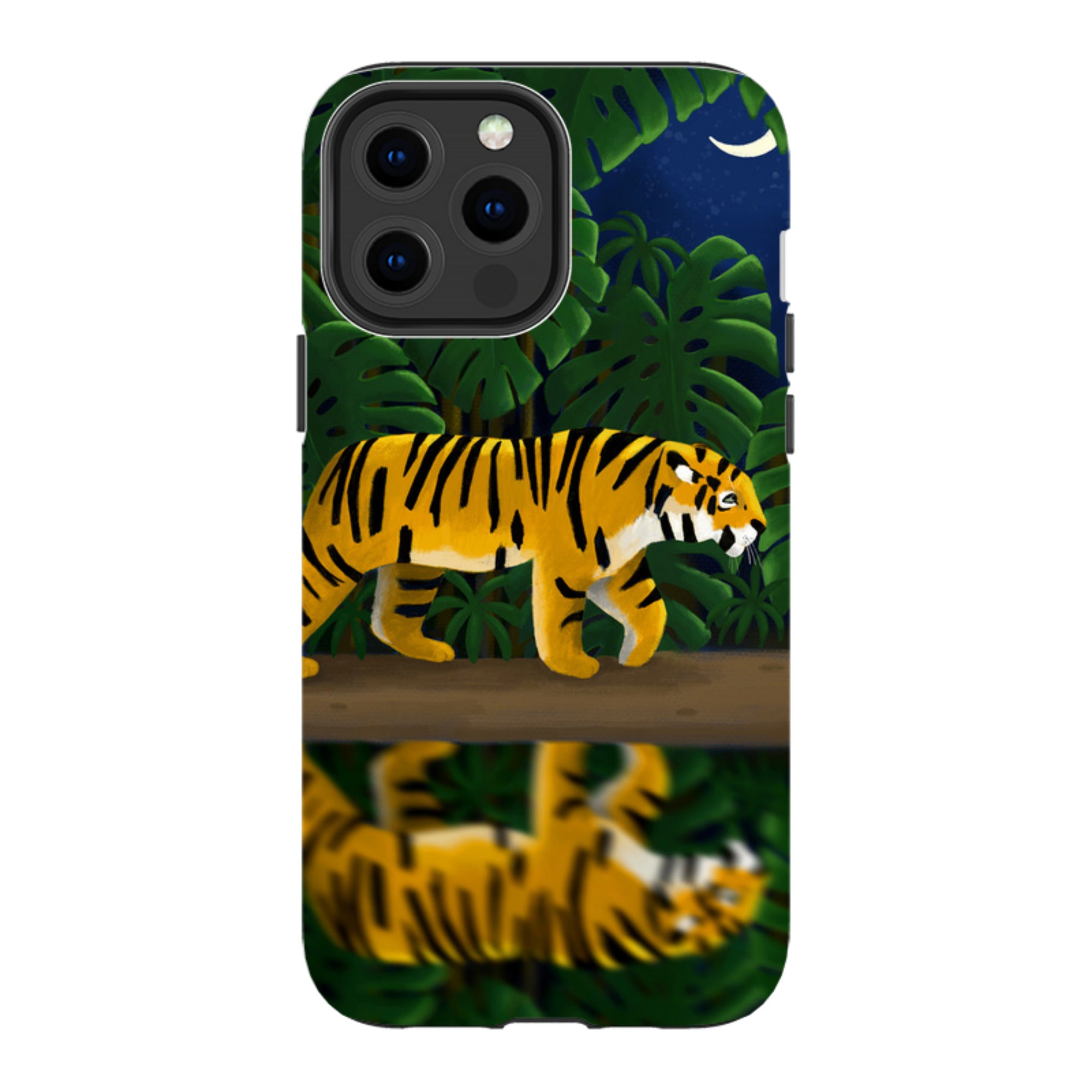 iPhone MagSafe Tough Case - Tiger Night By Bex Parkin