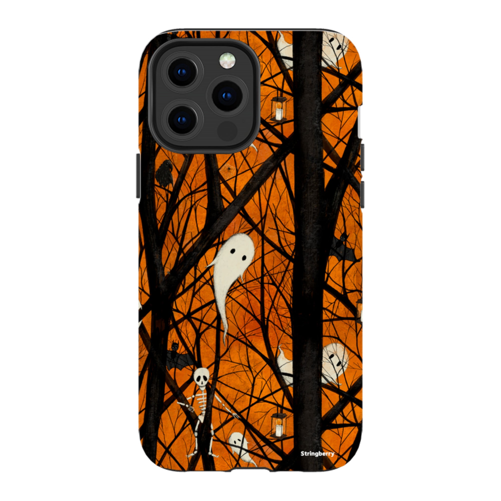 iPhone Tough Case - Halloween Pattern By Maja Lindberg