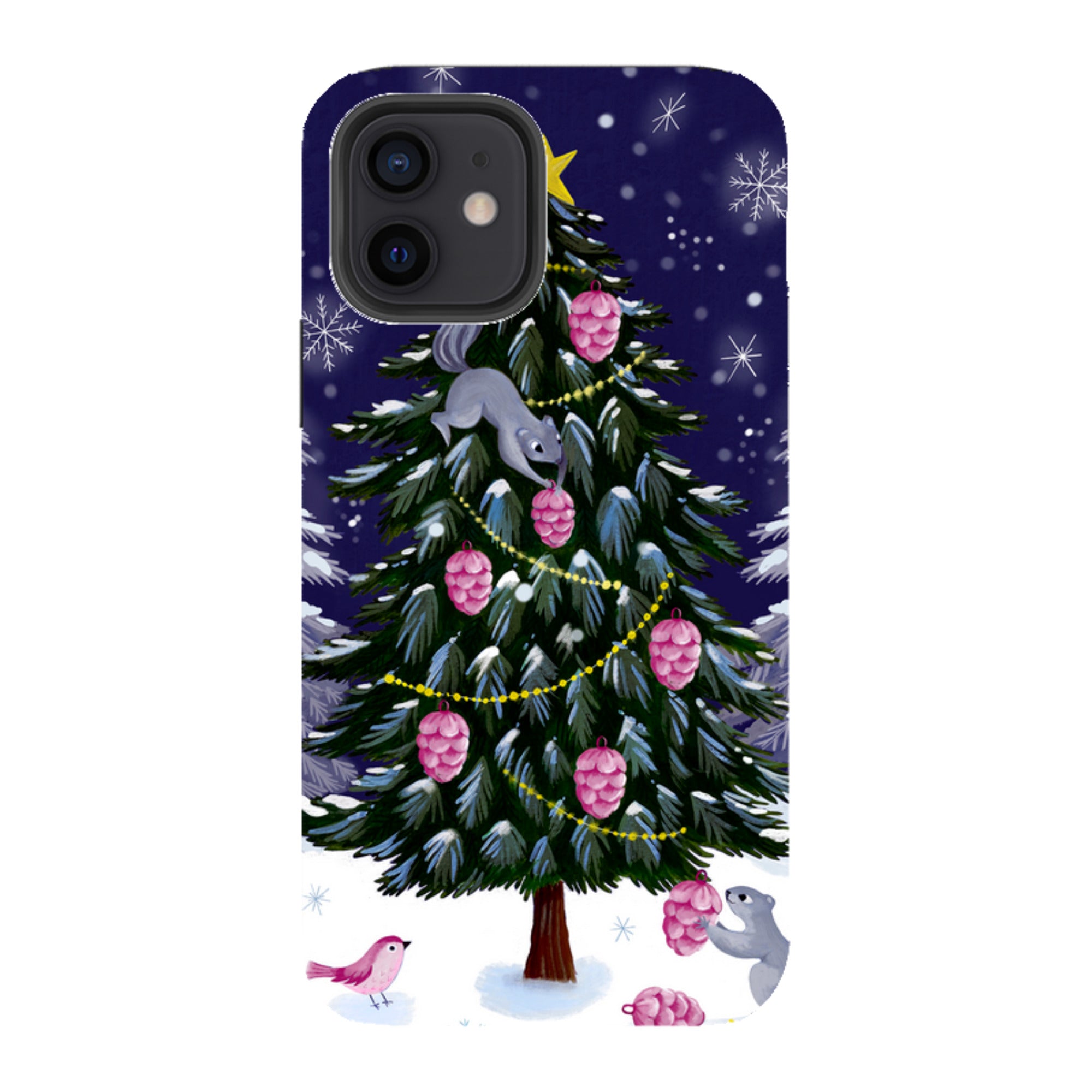 iPhone Tough Case - Squirrel Tree By Bex Parkin