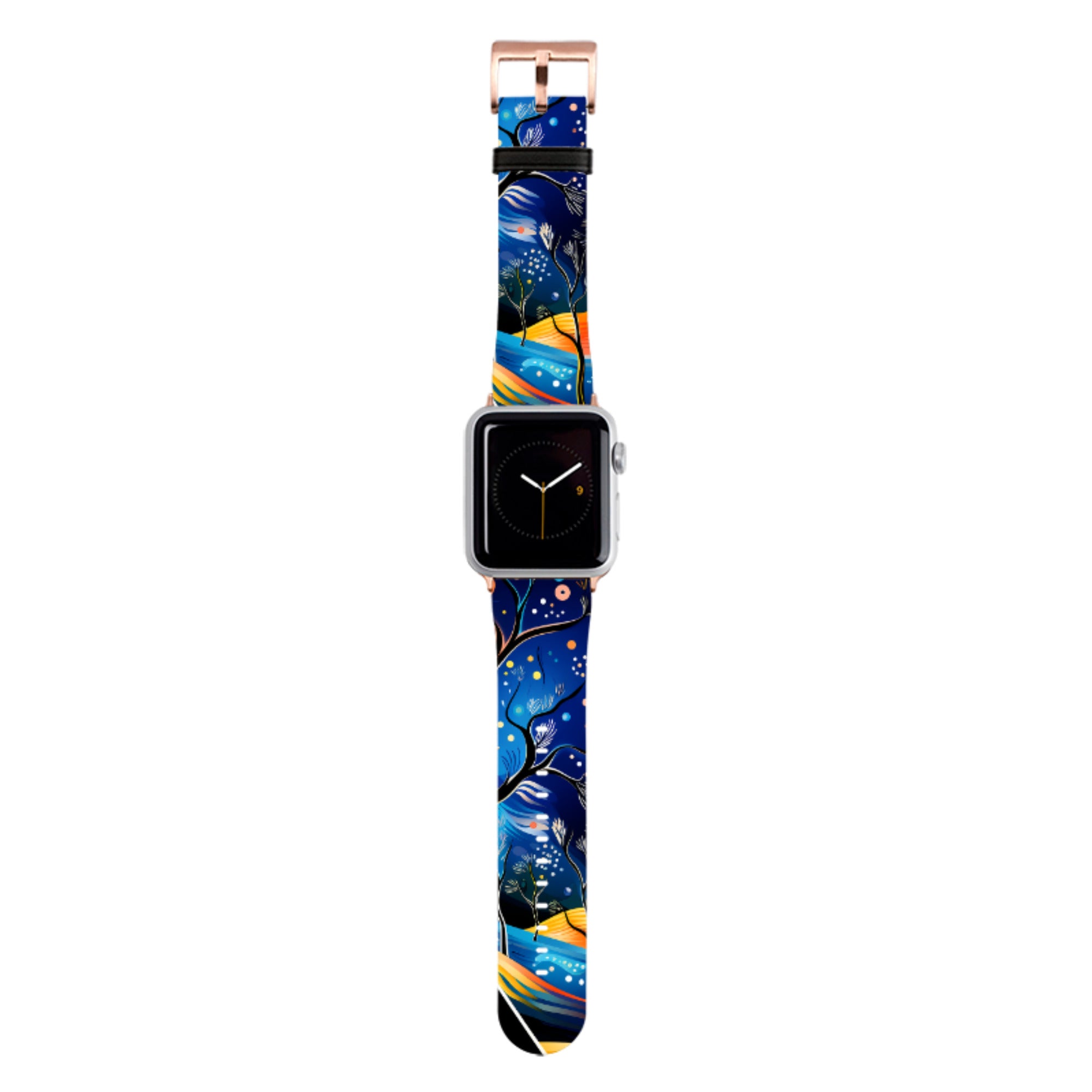 Rainbow Night Stars Apple Watch Strap