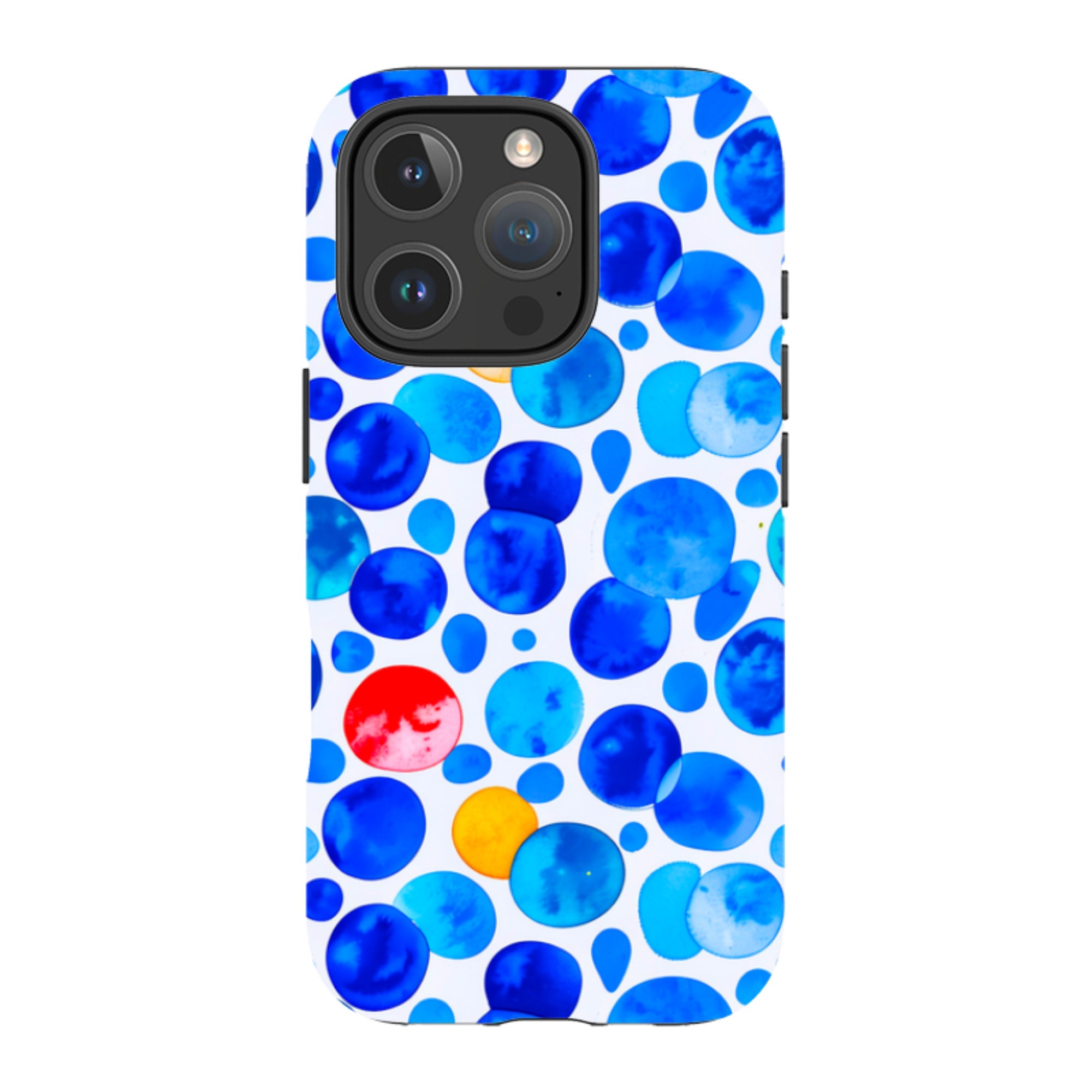 iPhone MagSafe Tough Case - Blue Moon Polka