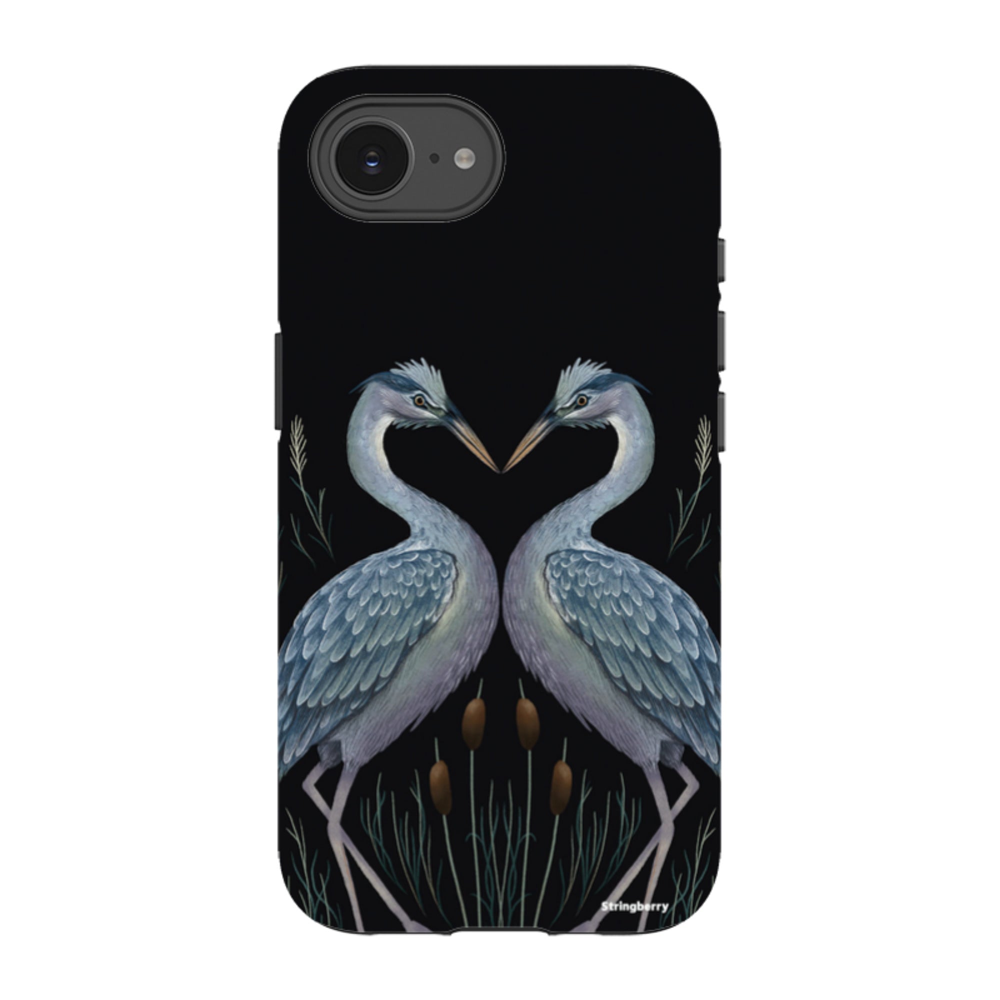 iPhone Tough Case - Heron Pair By Anna Stead