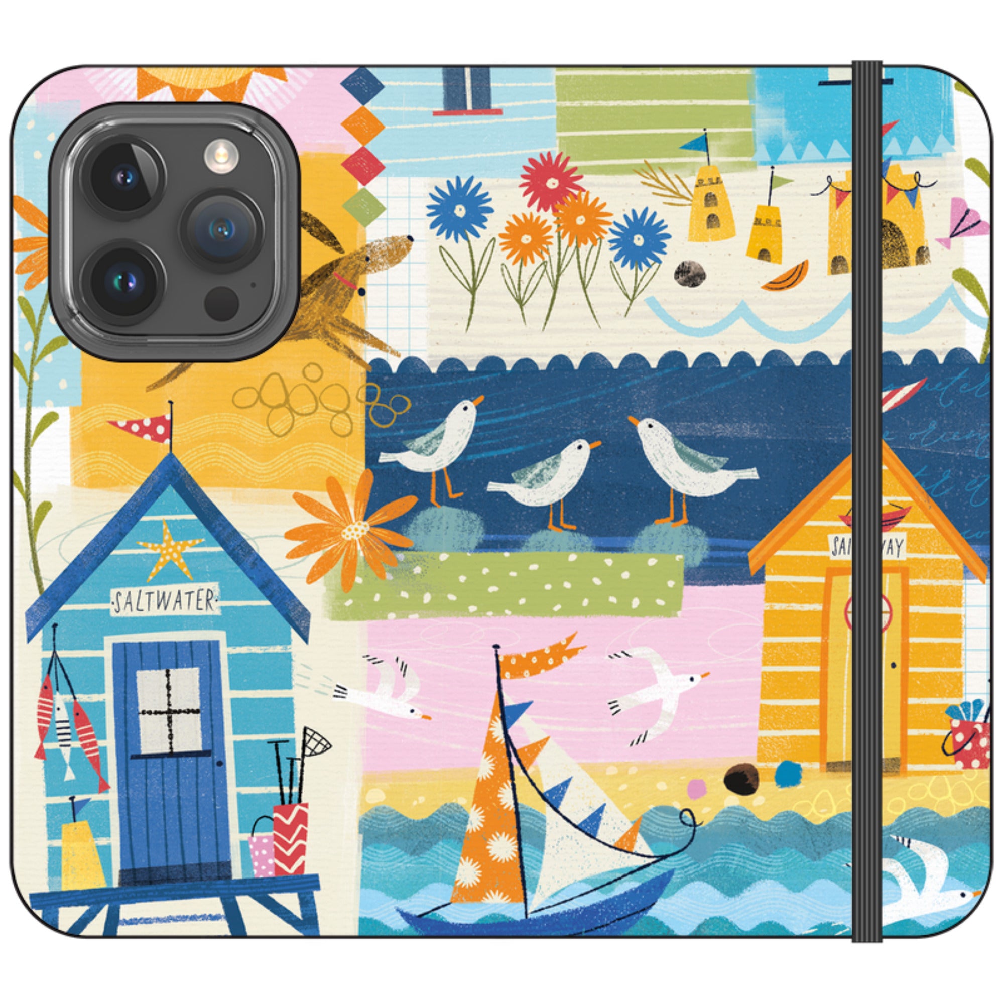 Sunny Days Wallet Case By Ali Brookes