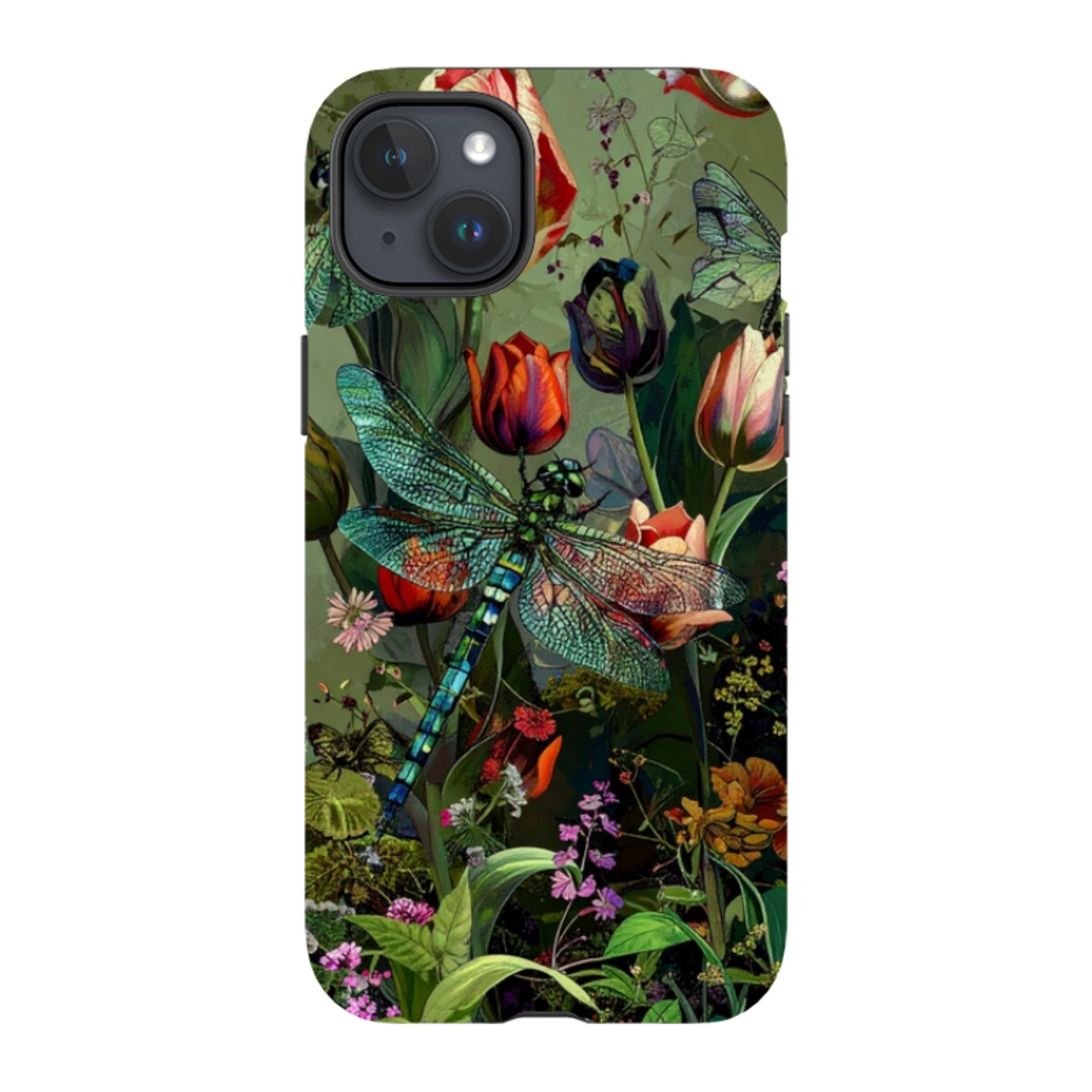 iPhone Tough Case - Green Vyne Dragonfly