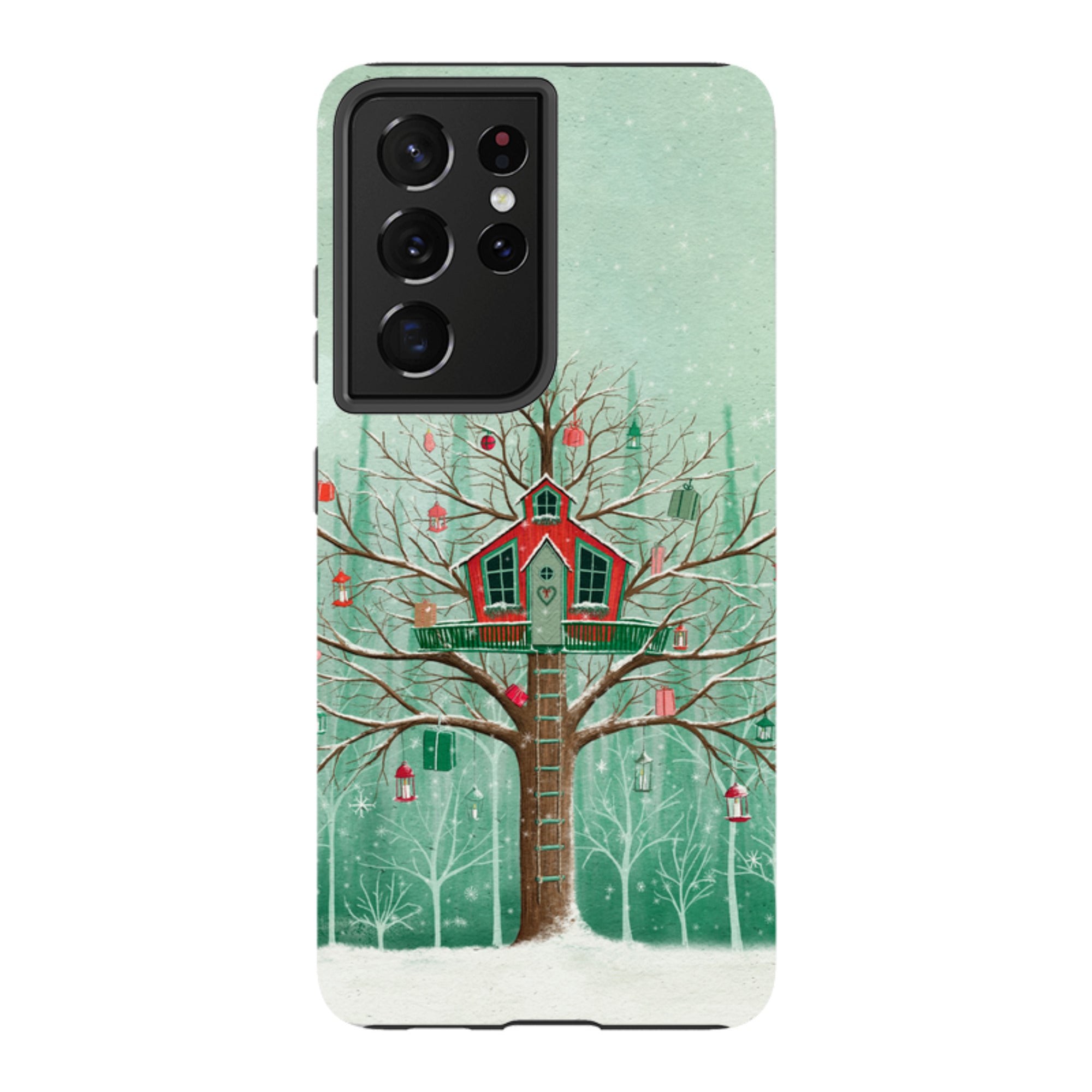 Samsung Tough Case - Christmas Tree House By Maja Lindberg