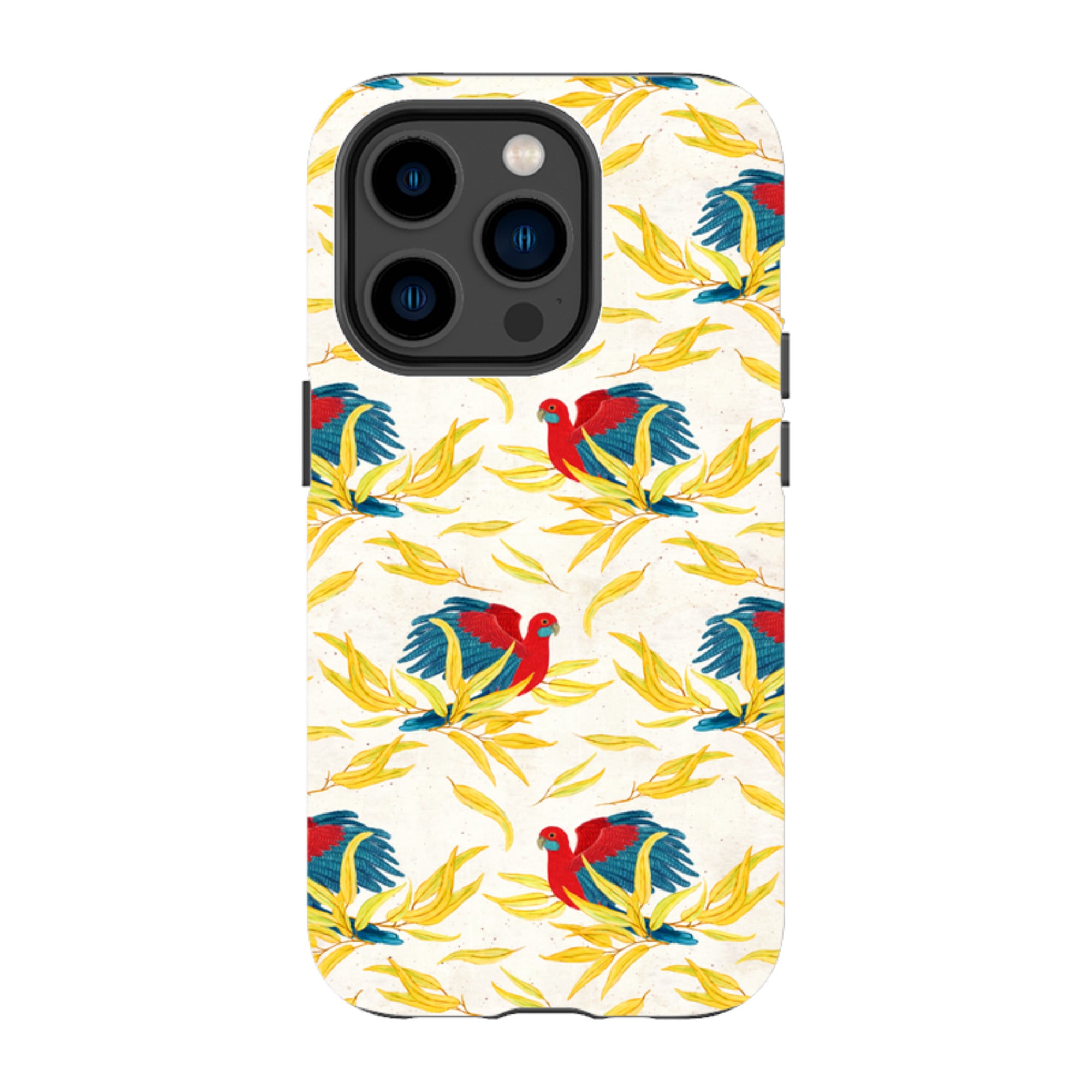 iPhone Tough Case - Crimson Rosella By Katherine Quinn