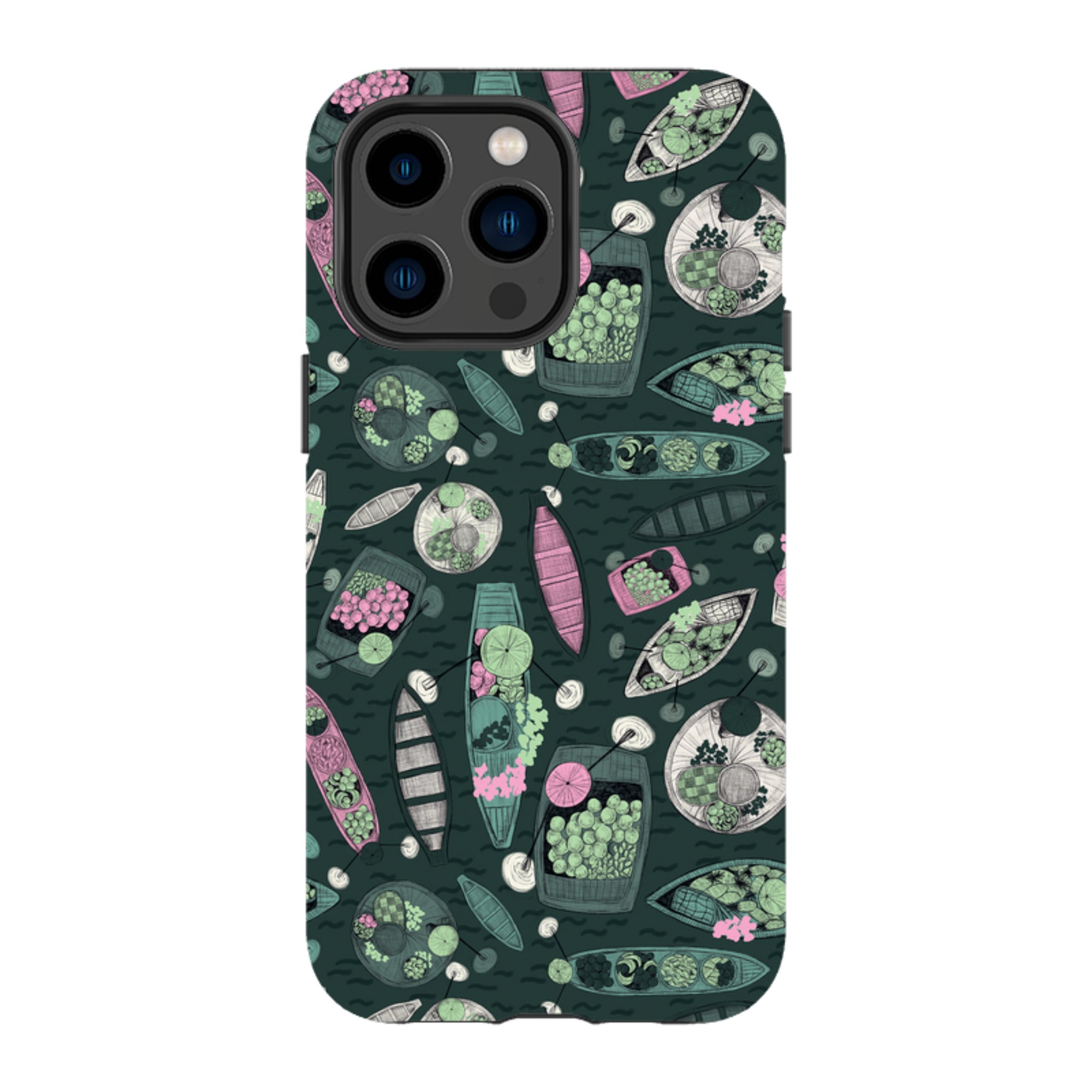 iPhone MagSafe Tough Case -  Floating Markets A By Jade Mosinski