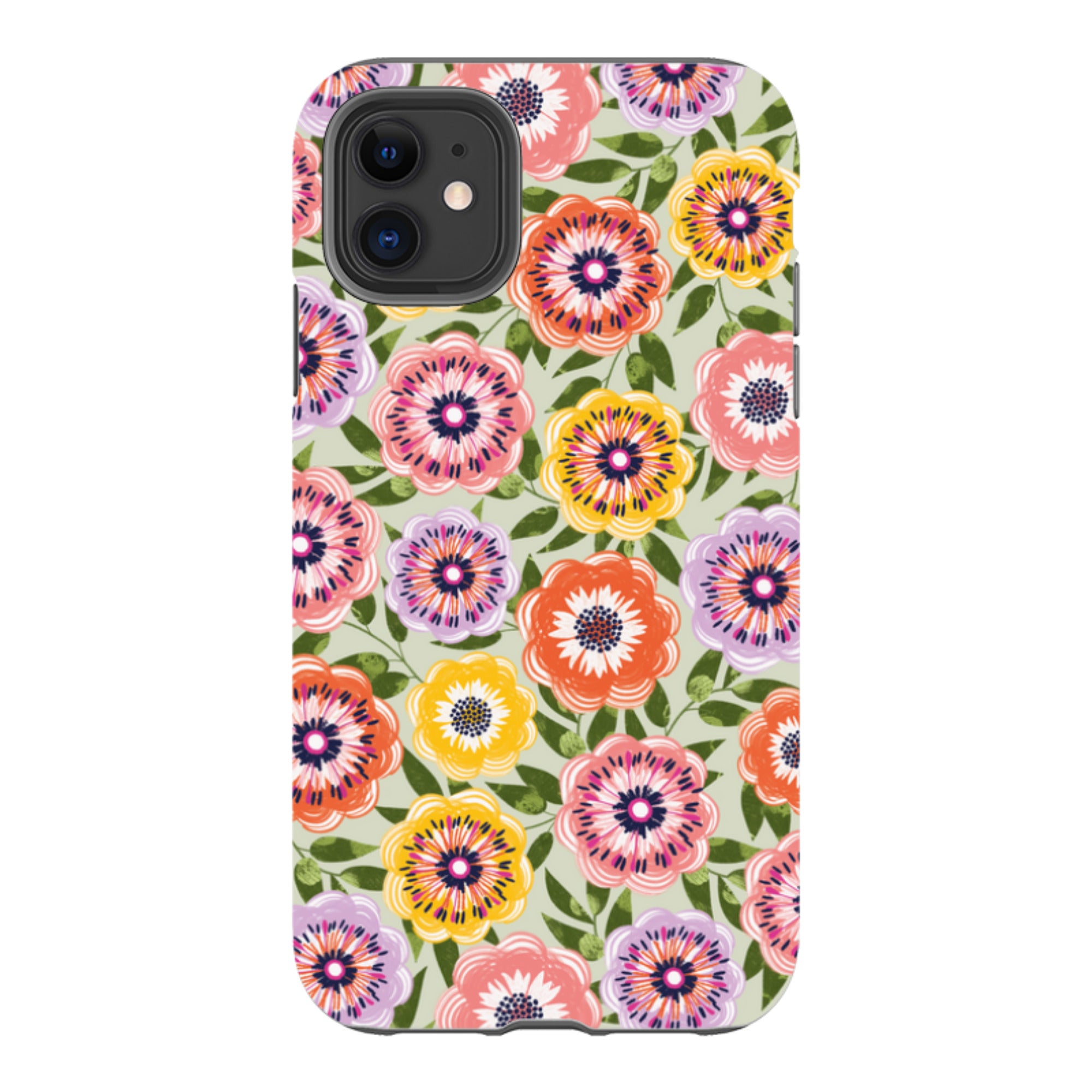iPhone Tough Case - Bright Blooms II By Ali Brookes