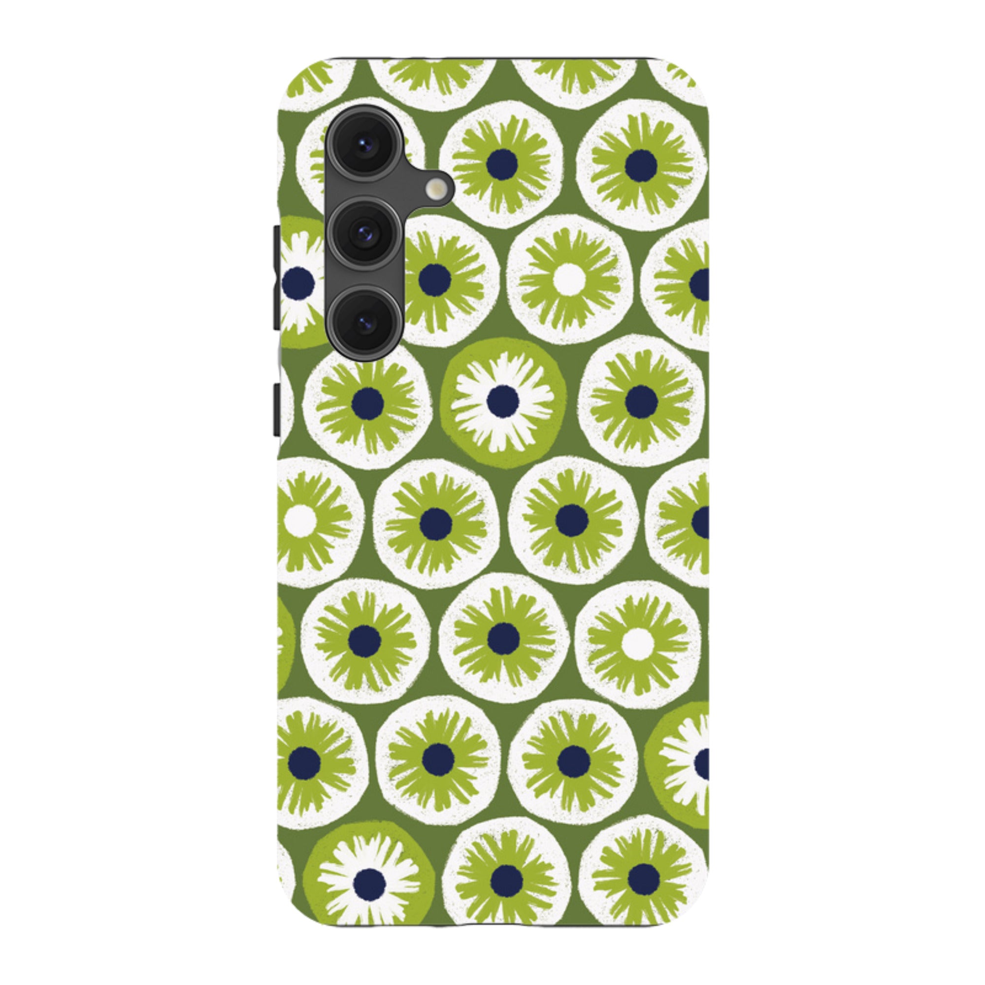 Samsung Tough Case - Penny Flowers Green By Ali Brookes