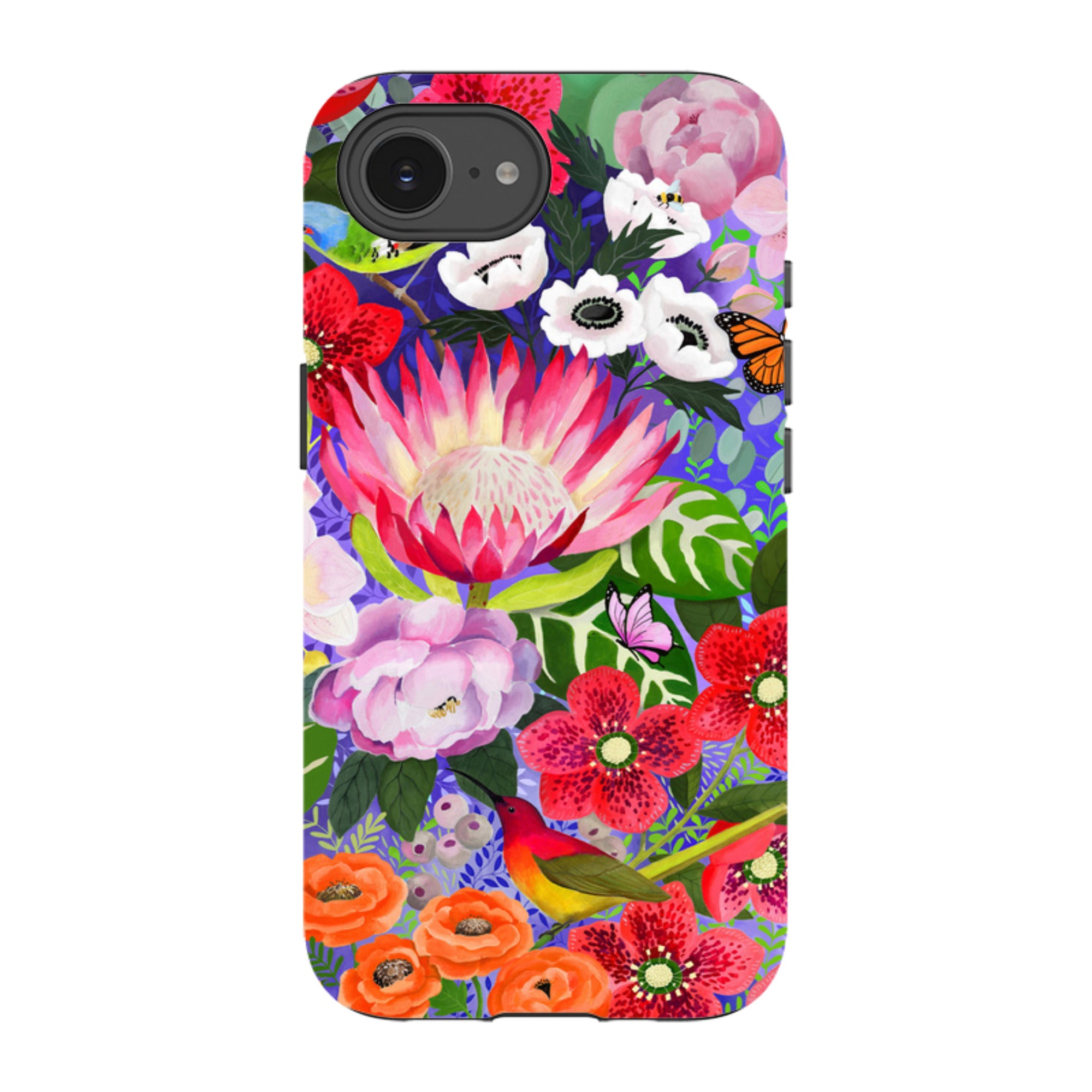 iPhone Tough Case - Exotic Birds By Bex Parkin