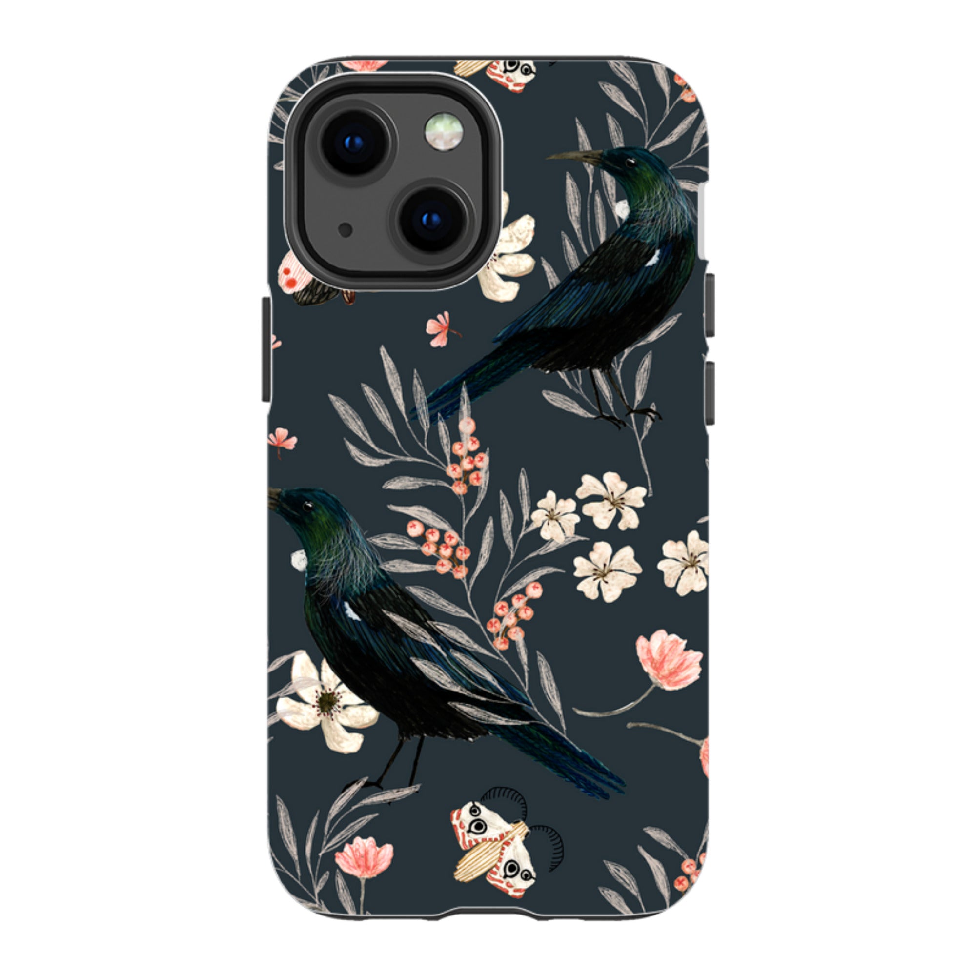 iPhone Tough Case - Moths And Tuis By Katherine Quinn