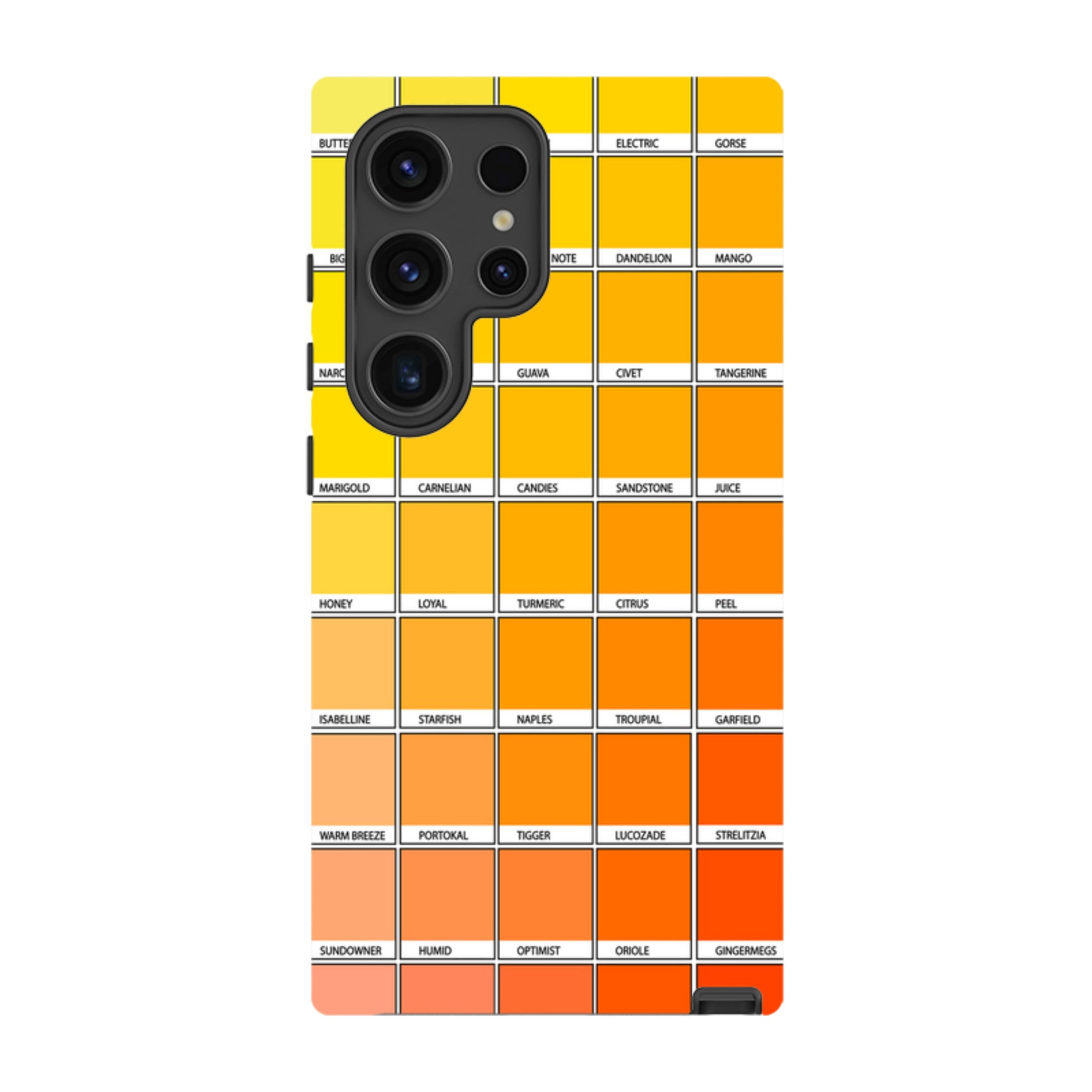 Samsung Tough Case - Yellow Chromology By Kitty Joseph