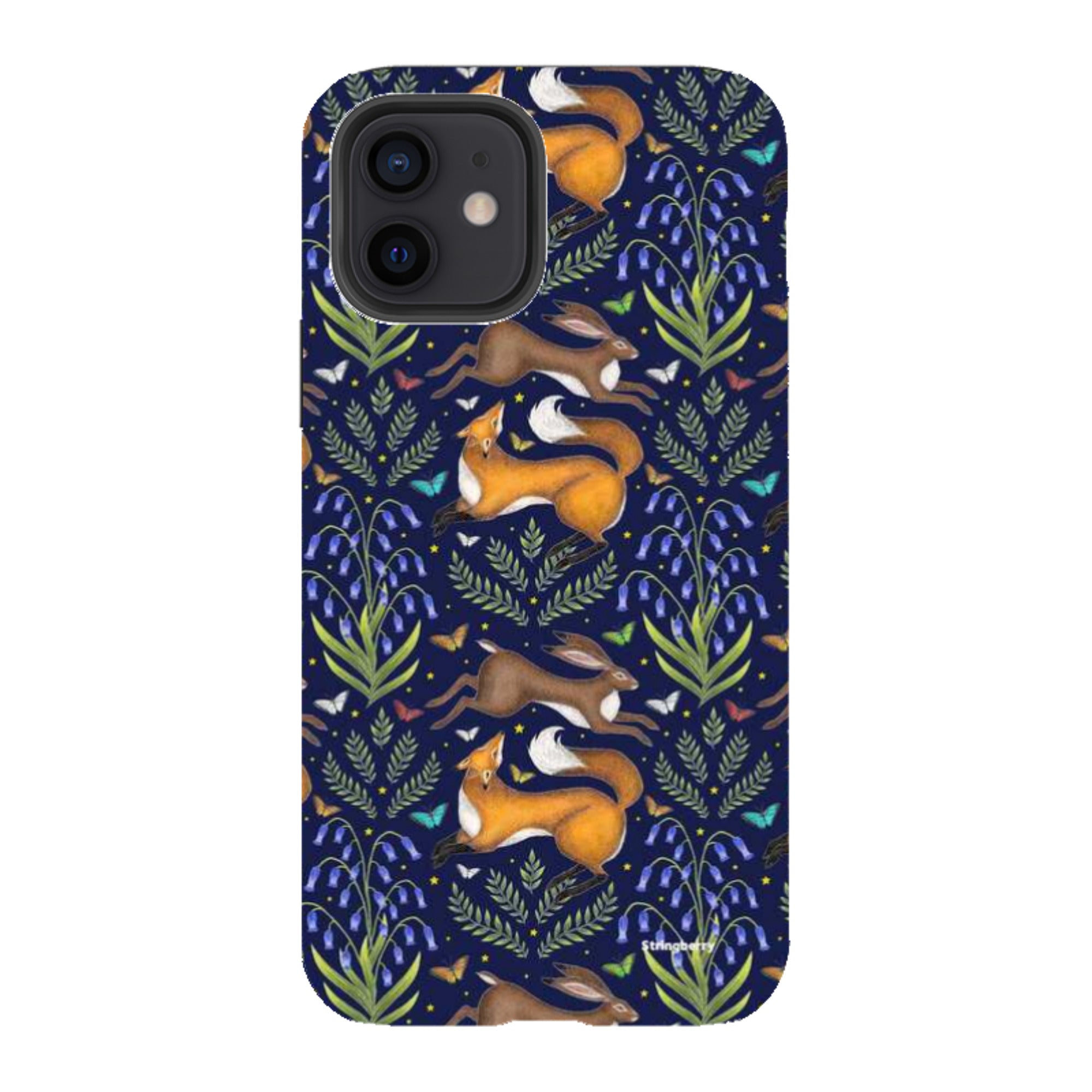 iPhone Tough Case - Fox And Hare By Catherine Rowe