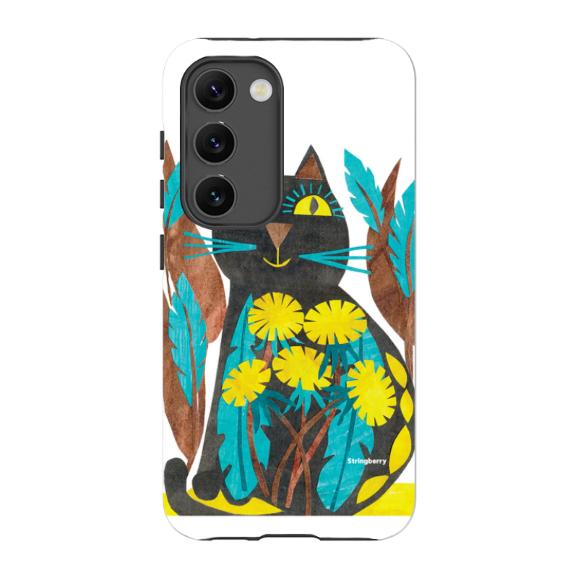 Samsung Tough Case - Folk Cat By Tracey English