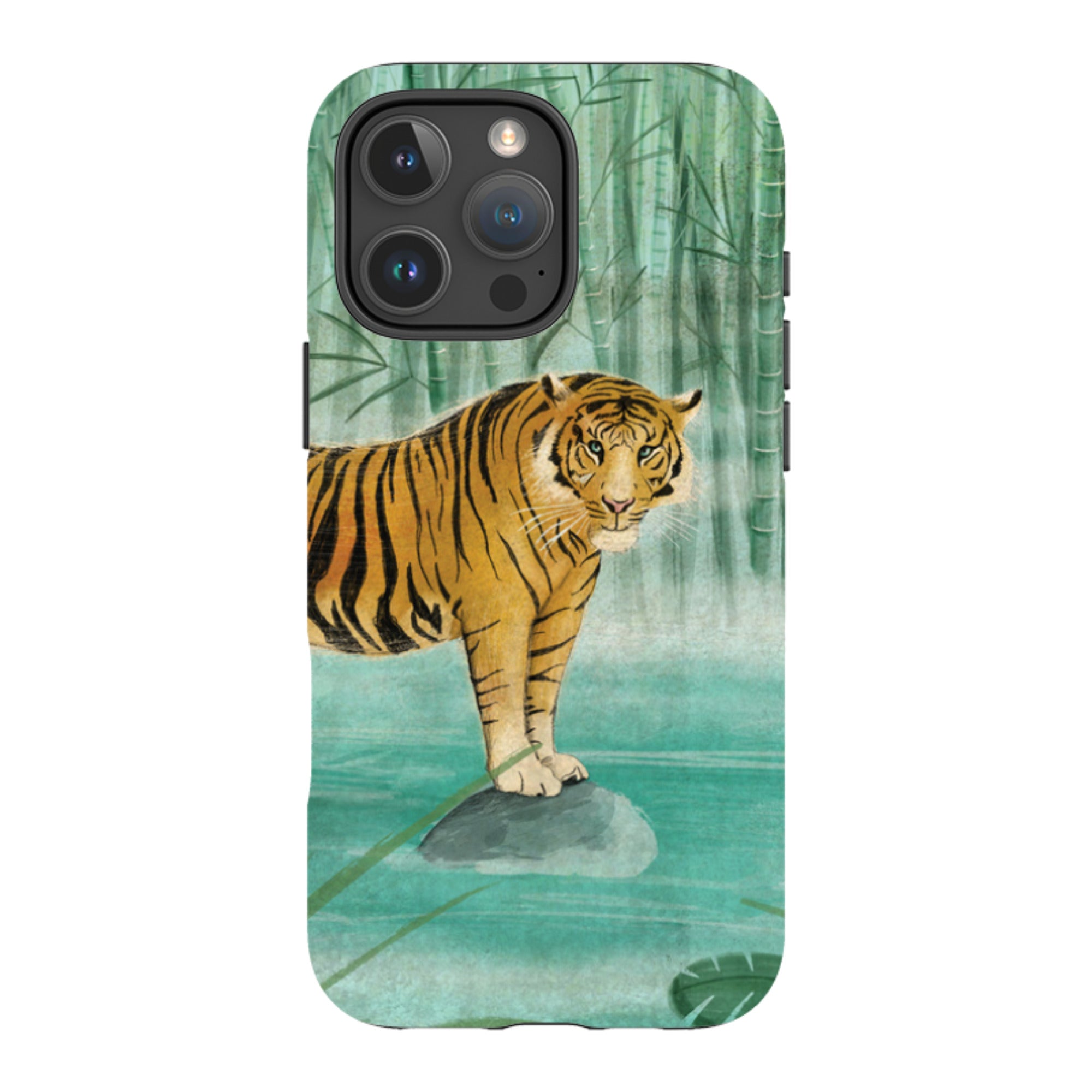 iPhone Tough Case - Tiger By Maja Lindberg