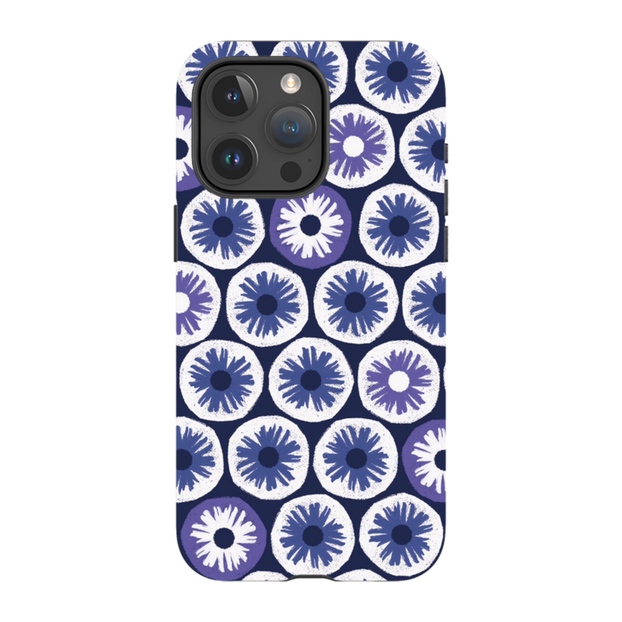 iPhone MagSafe Tough Case -  Penny Flowers Blue By Ali Brookes
