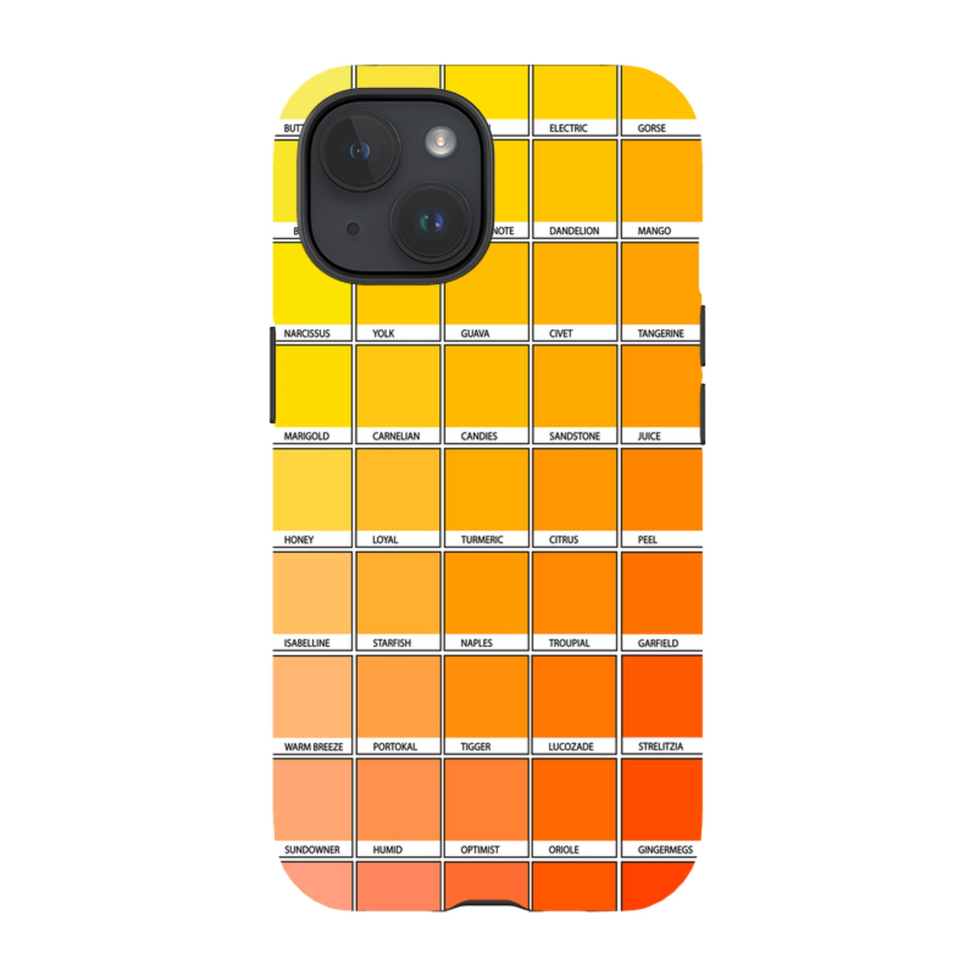 iPhone Tough Case - Yellow Chromology By Kitty Joseph