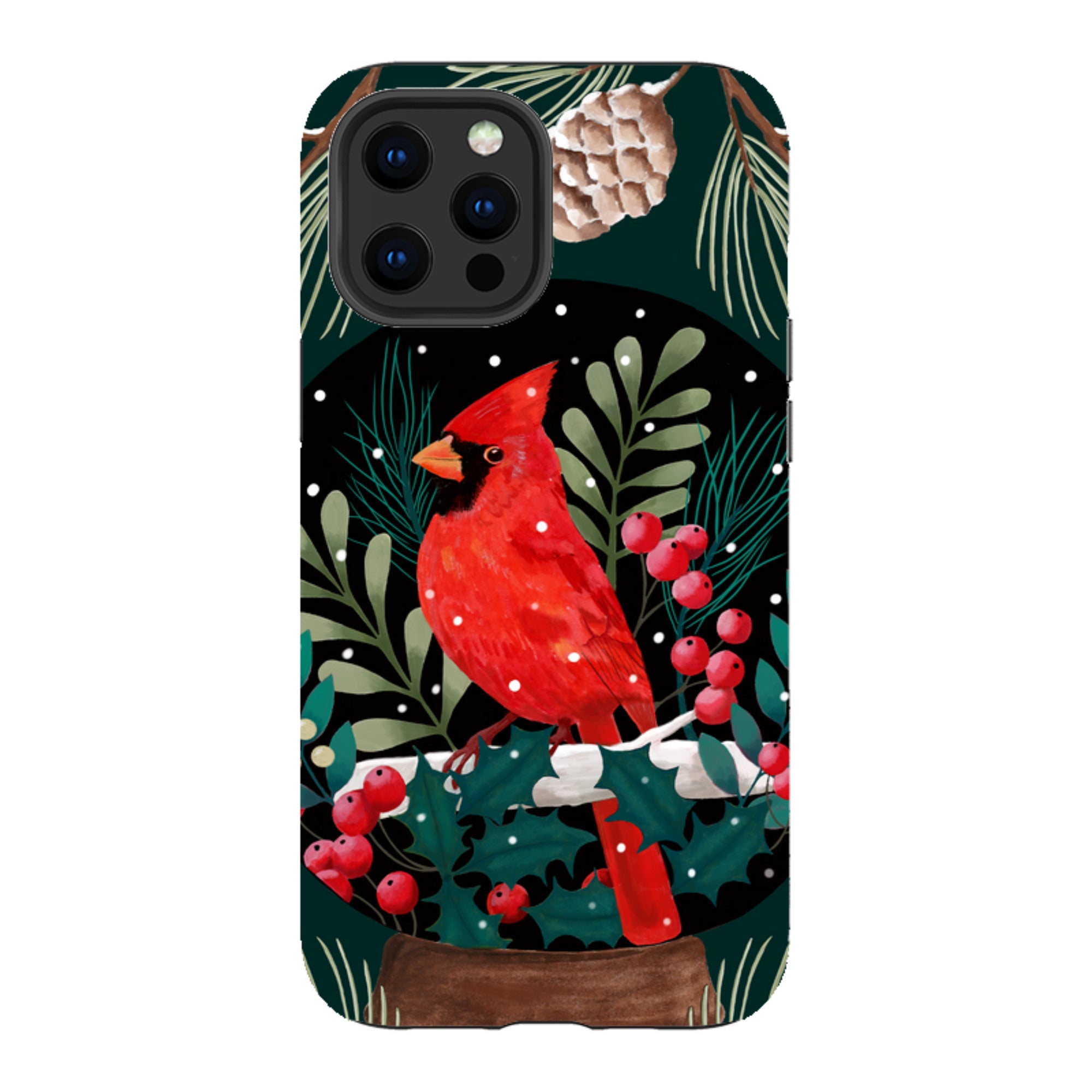 iPhone Tough Case - Red Cardinal By Bex Parkin