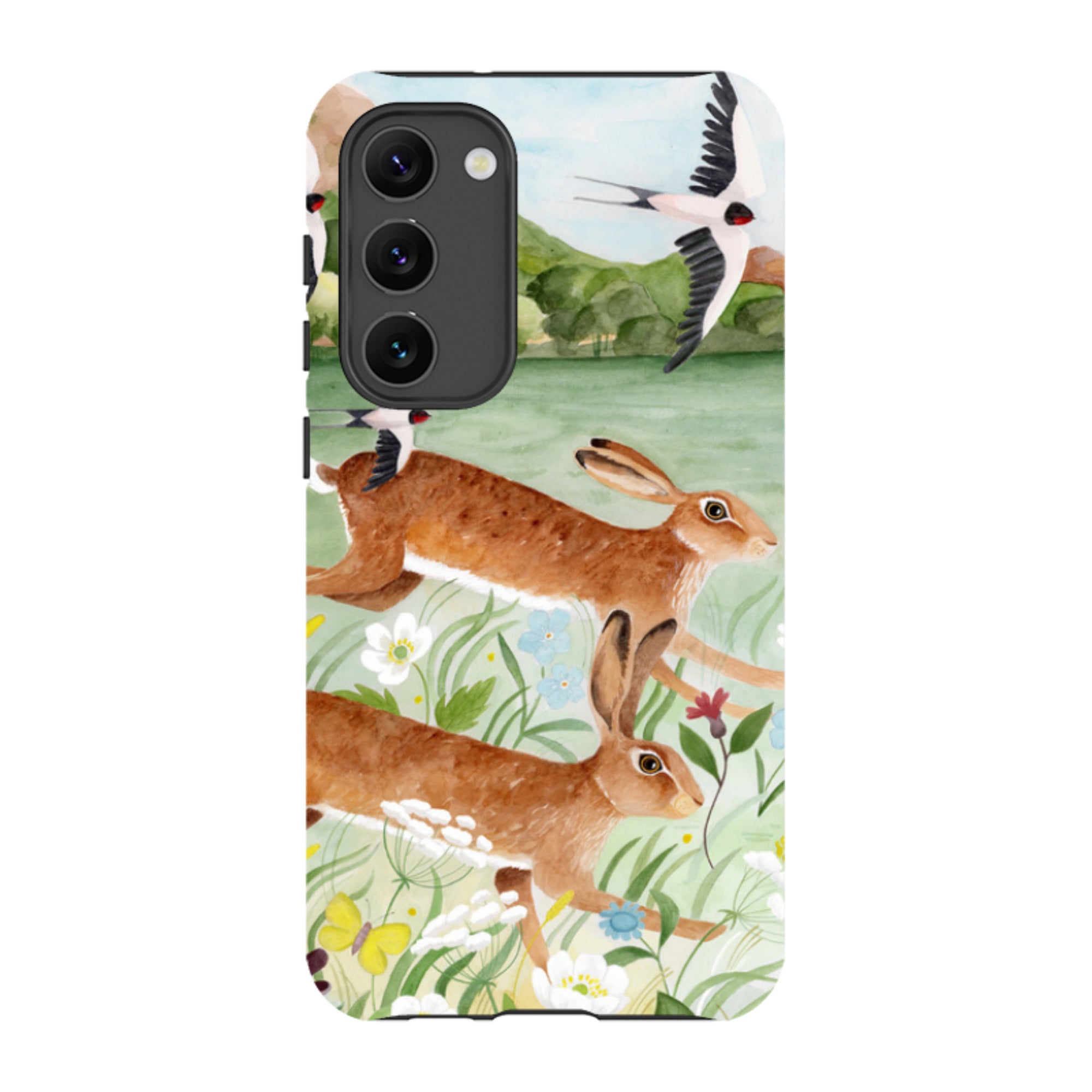 Samsung Tough Case - Hares By Bex Parkin
