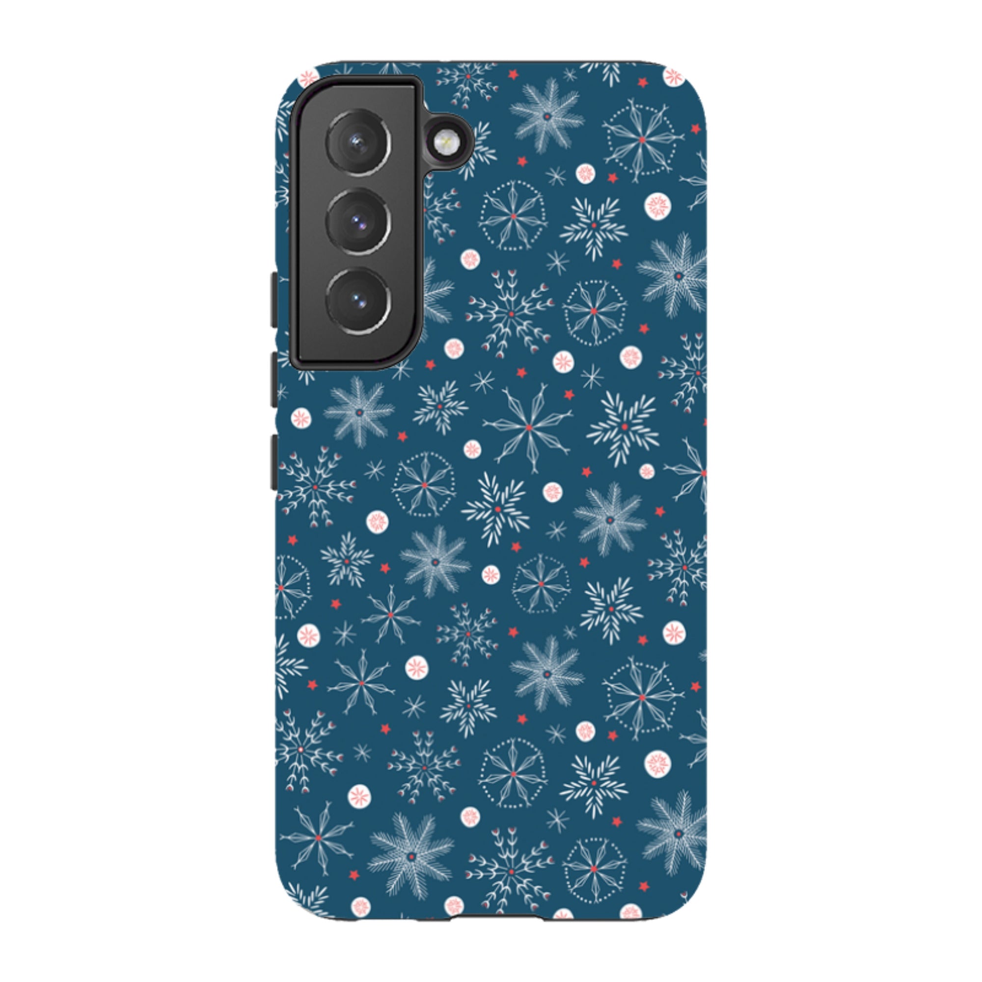Samsung Tough Case - Christmas Snowflakes By Ali Brookes