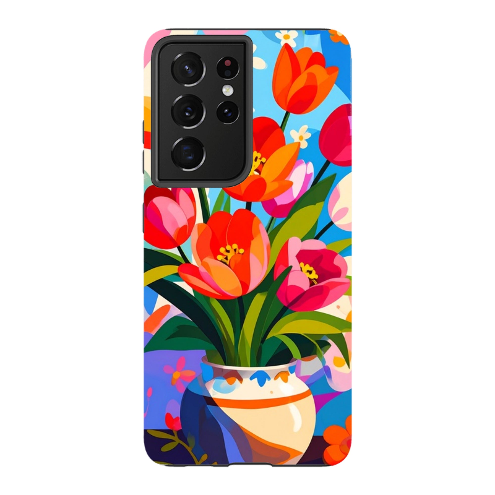 Samsung Tough Case - Tulip Pot Floral