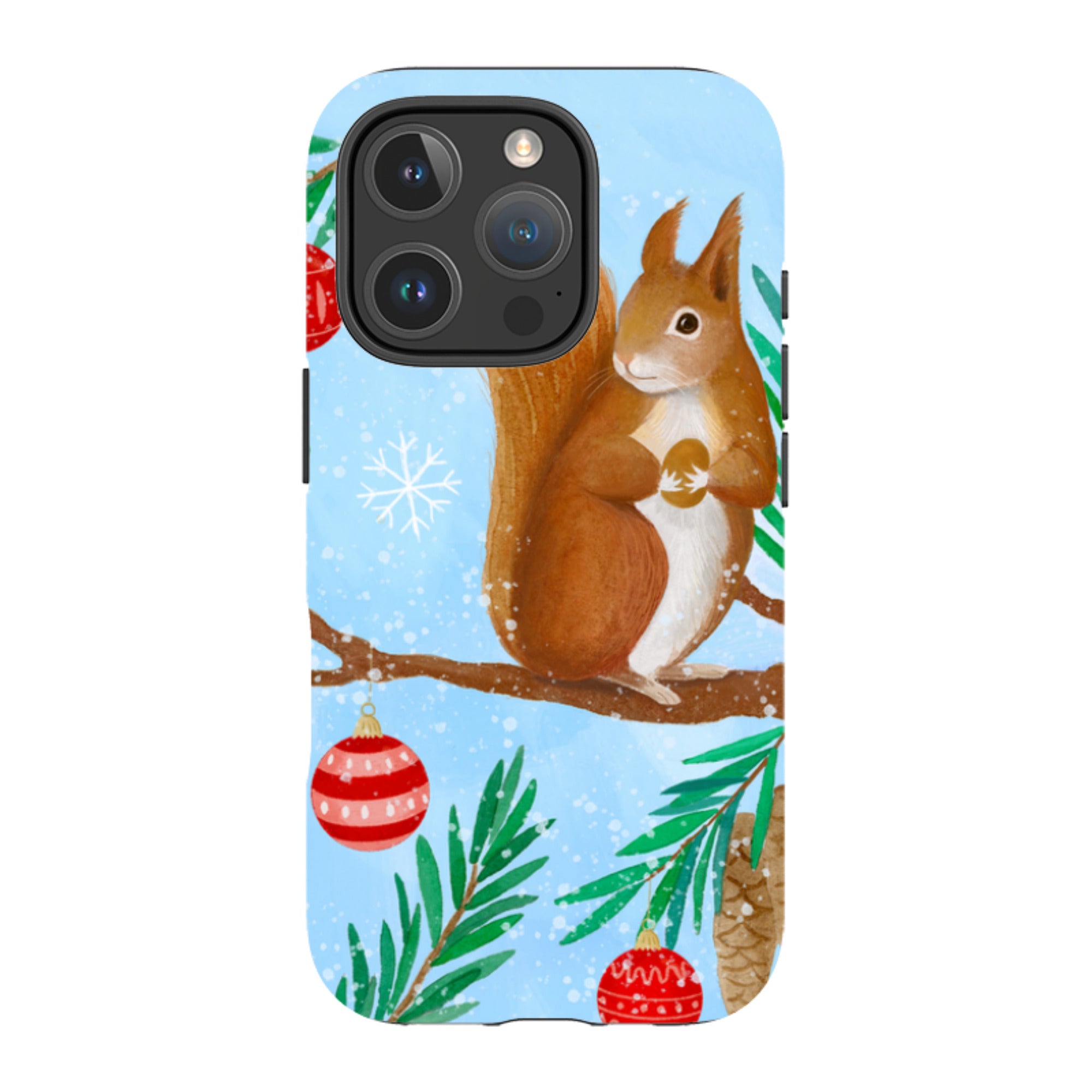 iPhone MagSafe Tough Case - Winter Squirrel By Bex Parkin