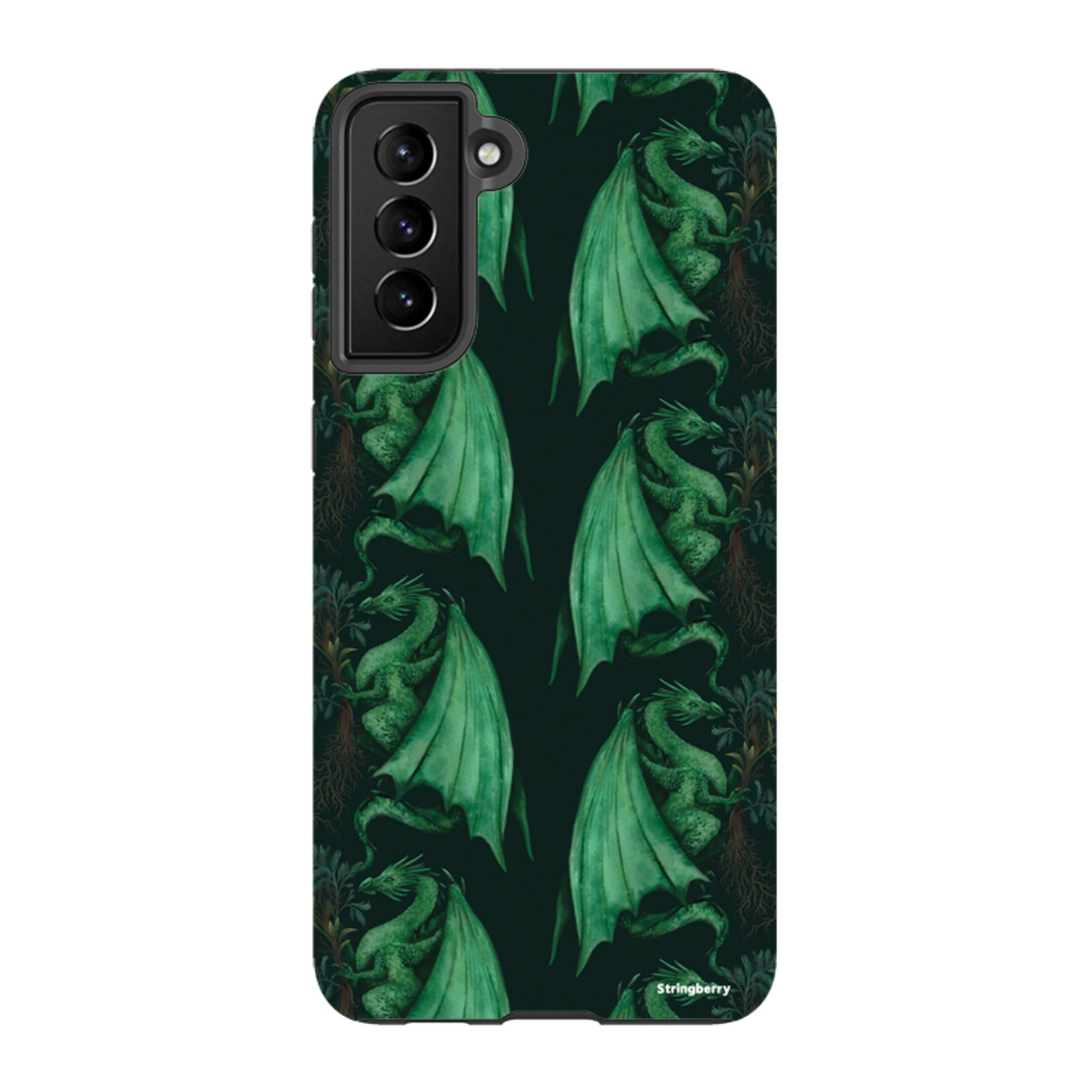 Samsung Tough Case - Arbor Dragon Pattern By Anna Stead