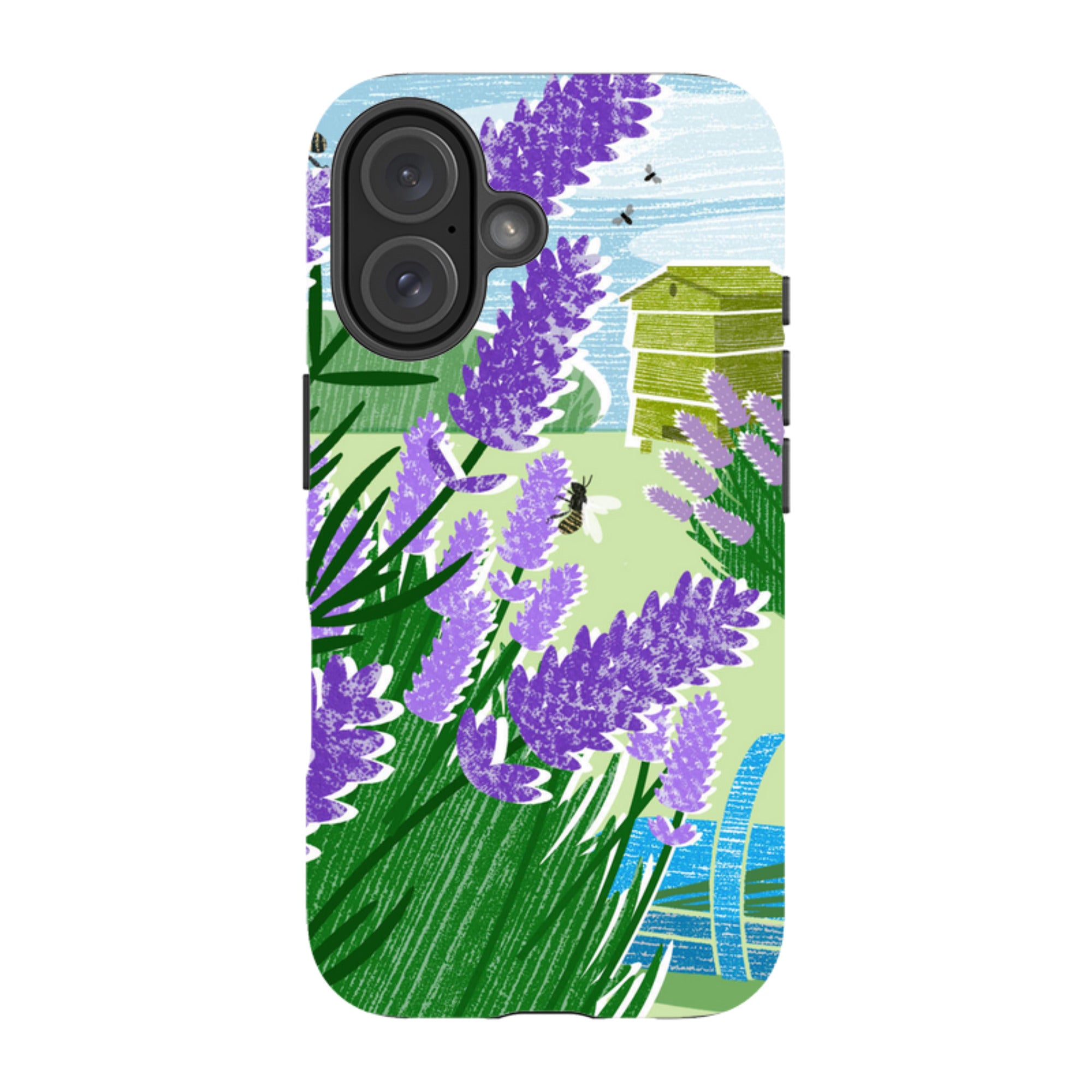 iPhone Tough Case - Lavender Garden By Liane Payne