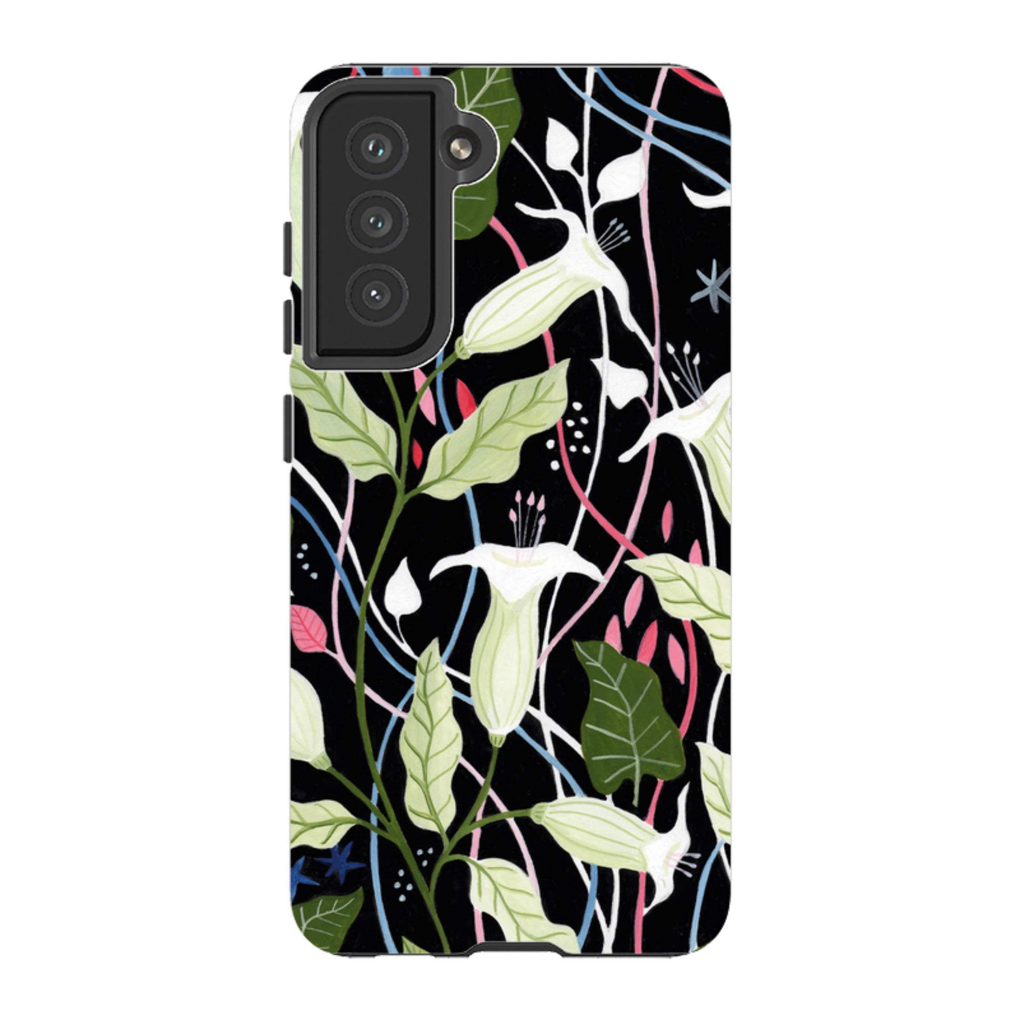 Samsung Tough Case - Trumpet Flowers By Bex Parkin