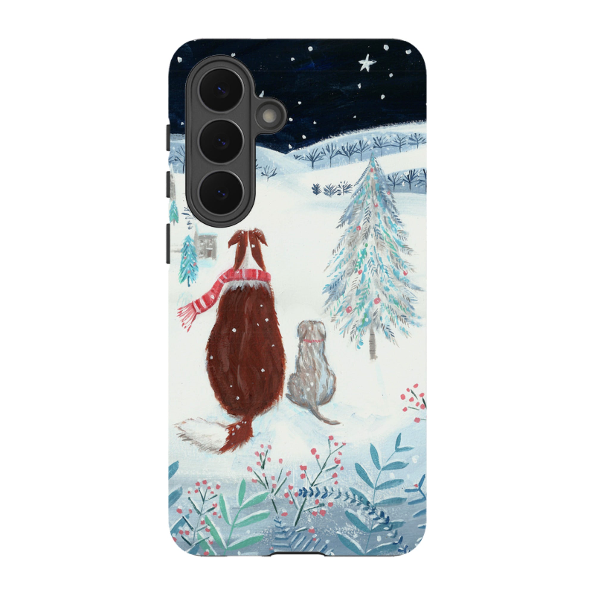 Samsung Tough Case - Snow Dogs By Mary Stubberfield