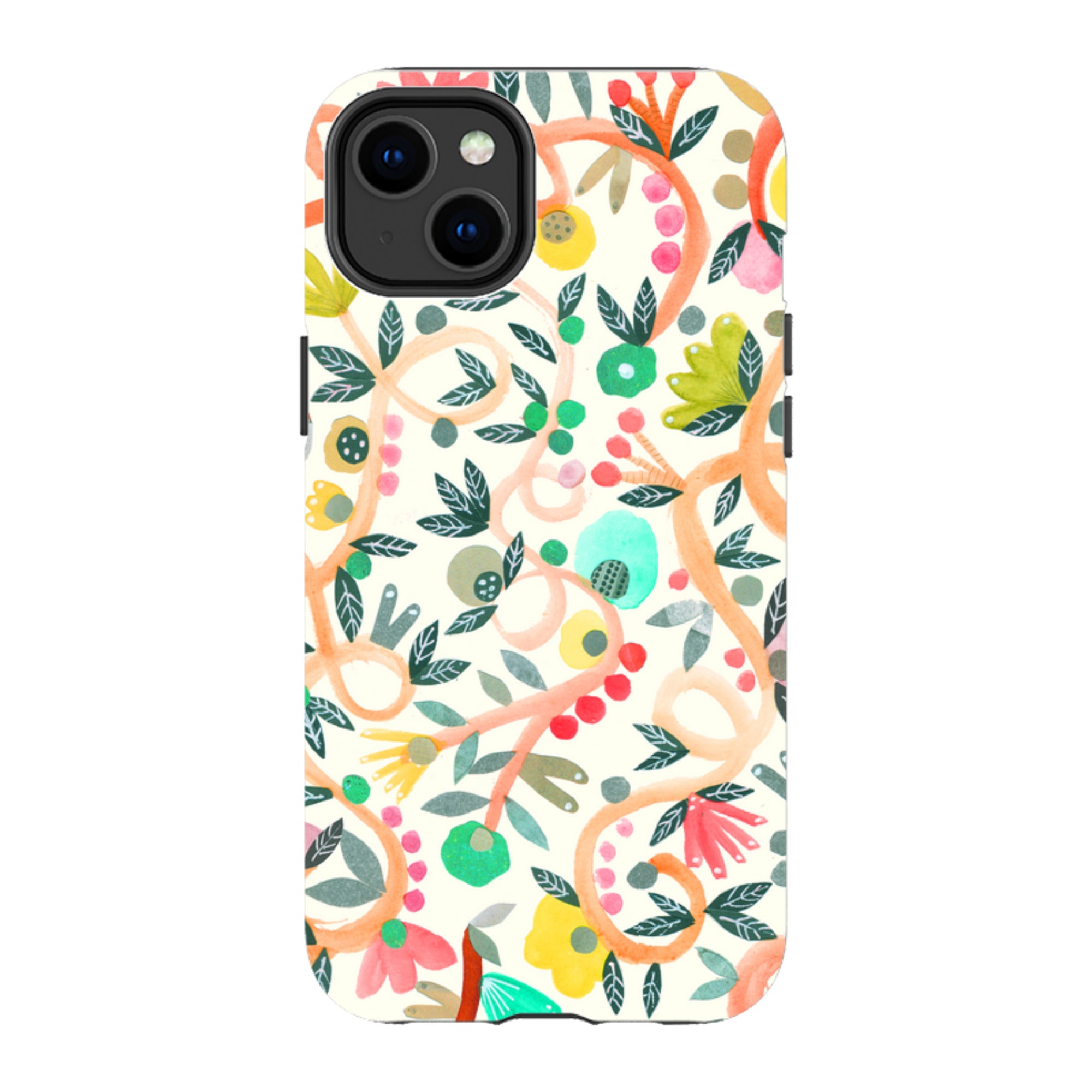 iPhone Tough Case - Floral By Gabriela Larios