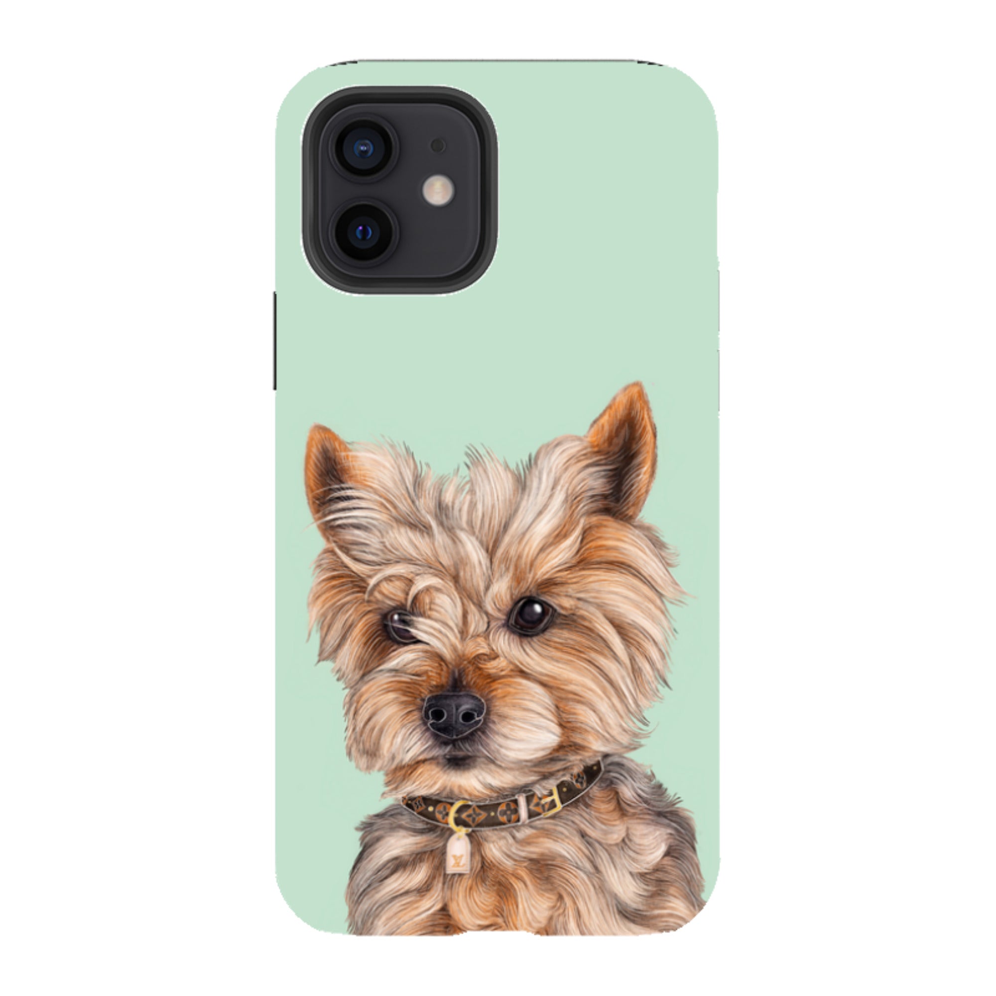 iPhone Tough Case - Yorkie By Catherine Rowe