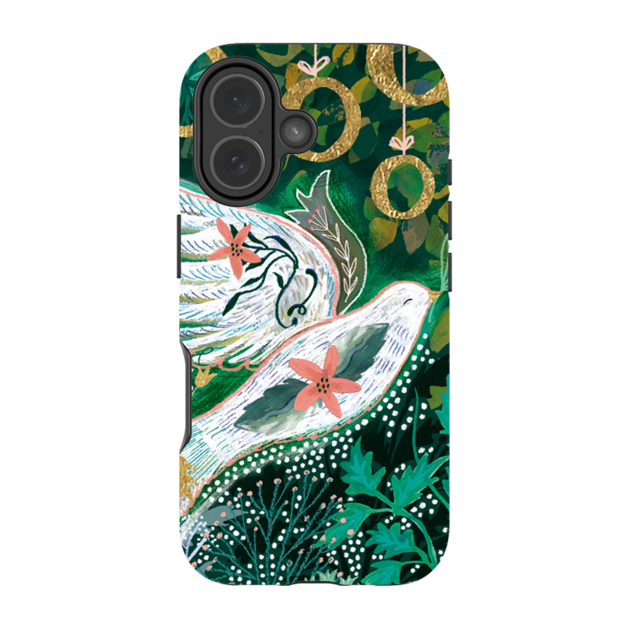 iPhone Tough Case - Gold Rings By Emma Frances Grant