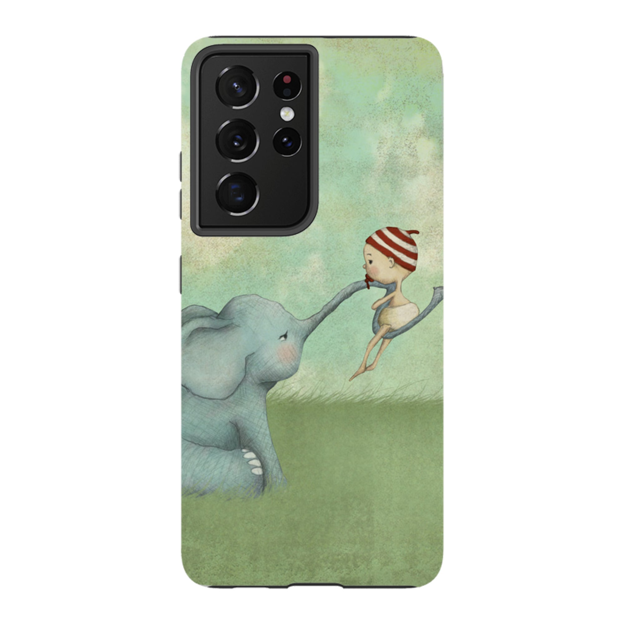 Samsung Tough Case - Elephant Baby By Maja Lindberg