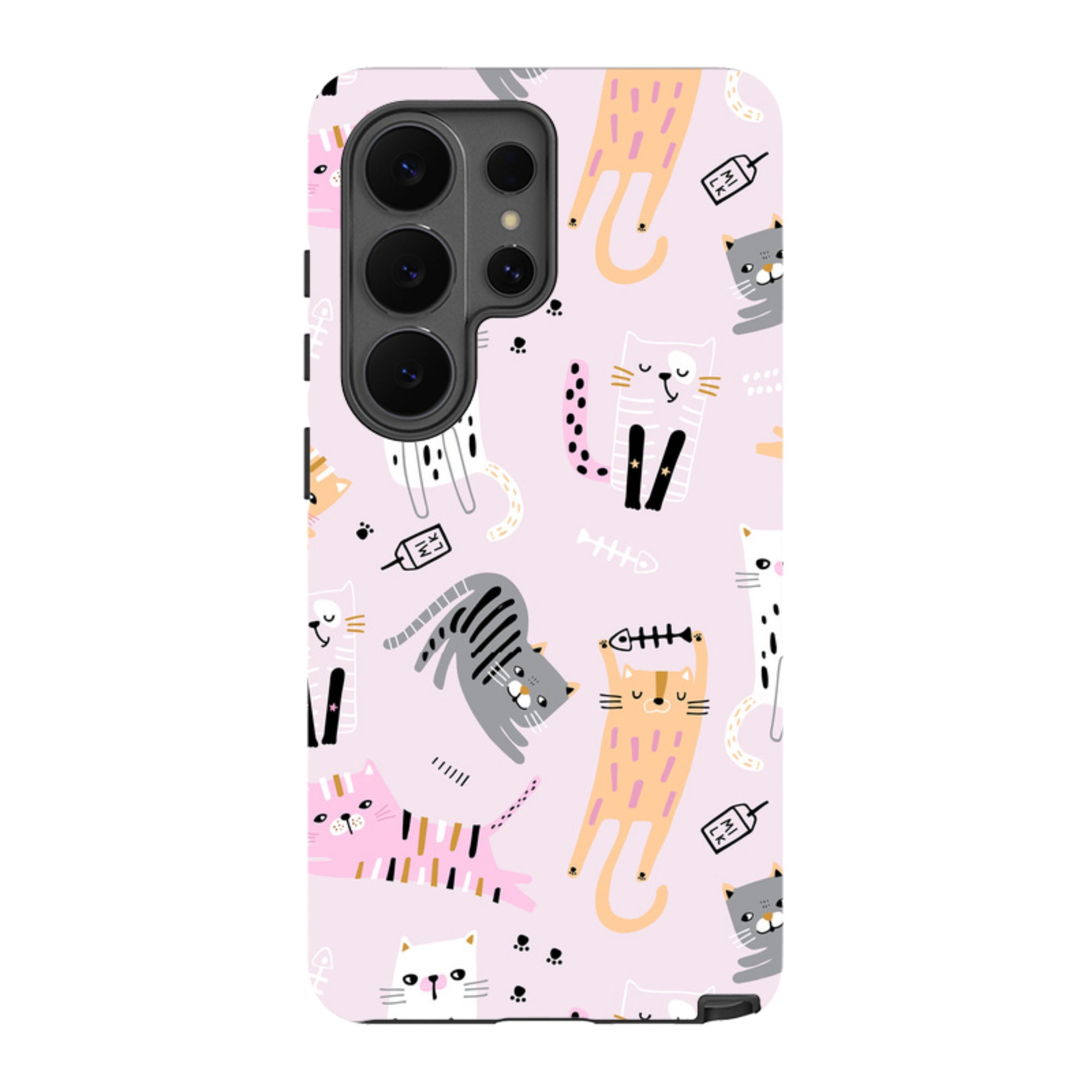 Samsung Tough Case - Cat And Bone Pink