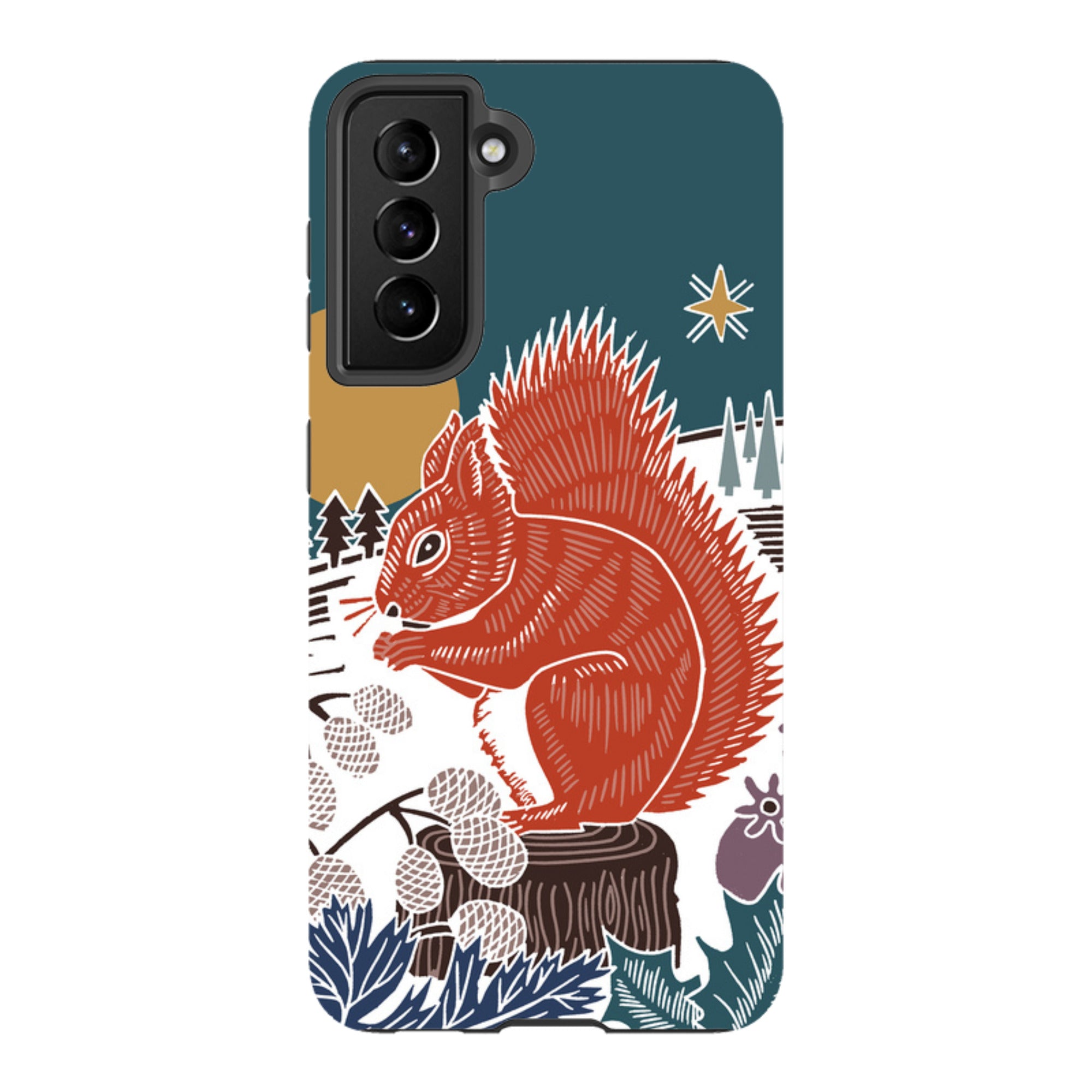 Samsung Tough Case - Winter Squirrel By Kate Heiss